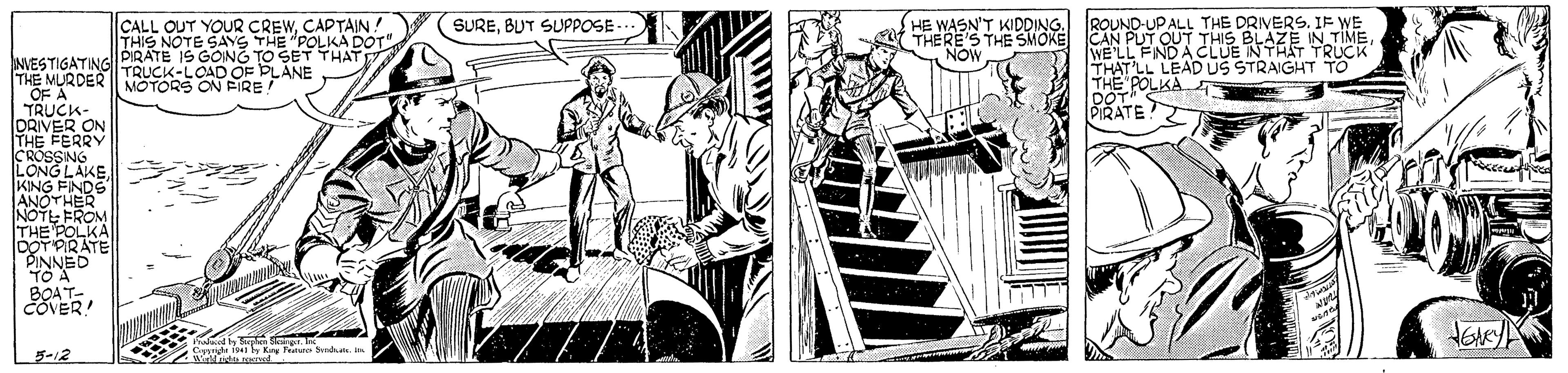 Drawing OCR: SUREBUT SUPPOSE ROUND-UP ALL THE DRIVERS. IF WE CAN PUT OUT THIS BLAZE IN TIMEWE'LL FINDA CLUE NTHAT TRUCK THAT'LL LEAD US STRAIGHT TO THE POLK DOT PRATE CALL OUT YOUR CREWCAPTAIN! THIS NOTE SAYS THE "POLKA DOT" PIRATE IS GONG TO SET THAT HE WASN'T KIDDING THERE'S THE SMOKE NOW MESTIGATINGKOUCK-LOAD OF PLANE THE MURDER || NOTORS ON EIRE! OF A TRUCK IORIVER ON THE FERRY CROSSING LONGLAKE KNG FINDS ANOTHER NOTE FROM THE POLKA DOT PIRATE BINNED TO A ER! ??2 Ciyuye Kry Pato h in SUREBUT SUPPOSE ROUND-UP ALL THE DRIVERS. IF WE CAN PUT OUT THIS BLAZE IN TIMEWE'LL FINDA CLUE NTHAT TRUCK THAT'LL LEAD US STRAIGHT TO THE POLK DOT PRATE CALL OUT YOUR CREWCAPTAIN! THIS NOTE SAYS THE "POLKA DOT" PIRATE IS GONG TO SET THAT HE WASN'T KIDDING THERE'S THE SMOKE NOW MESTIGATINGKOUCK-LOAD OF PLANE THE MURDER || NOTORS ON EIRE! OF A TRUCK IORIVER ON THE FERRY CROSSING LONGLAKE KNG FINDS ANOTHER NOTE FROM THE POLKA DOT PIRATE BINNED TO A ER! ?? 2 Ciyuye Kry Pato h in