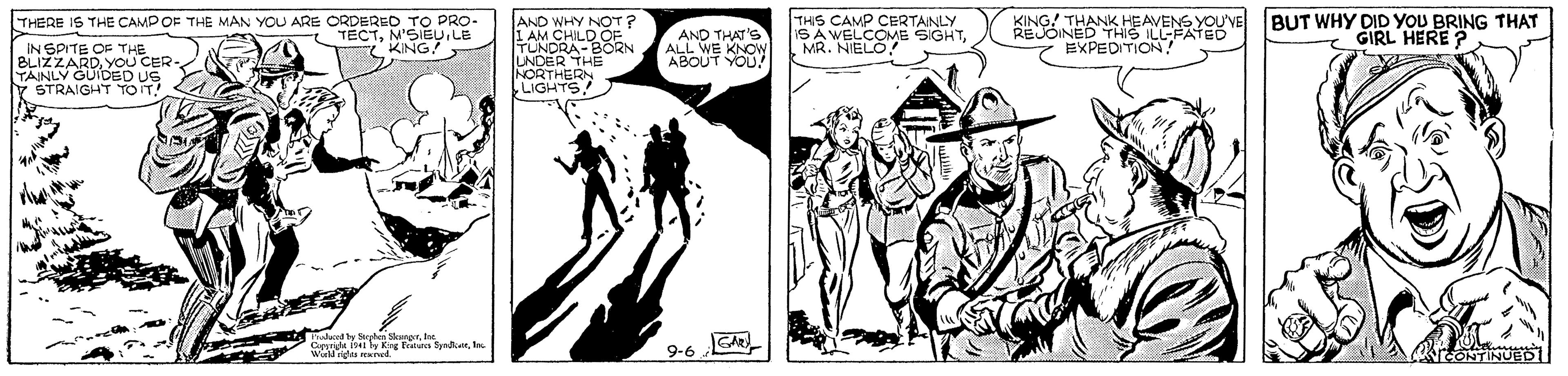 Comic book OCR: THERE IS THE CAMP OF THE MAN YOU ARE CRDERED TO PRO- IN SPITE OF THE BLIZZARDYOU CER- AND WHY NOT? 1 AM CHILD OF TUNDRA-BORN UNDER THEORI THIS CAMP CERTAINLY A WELCOME SIGHTMR. NIELO TECTM'SIEU LE KING! AND THAT'S ALL WE KNOW KING! THANK HEAVENS YOU'VE BUT WHY DID YOU BRING THAT REJOINED THS ILEFATED" GIRL HERE ? EXPEDITION ABOUT YOU AINLY OUICED US STRAIGHT TOIT. nalad ty hn Skareeber 9-6 A M ly King Frturca THERE IS THE CAMP OF THE MAN YOU ARE CRDERED TO PRO- IN SPITE OF THE BLIZZARDYOU CER- AND WHY NOT? 1 AM CHILD OF TUNDRA-BORN UNDER THEORI THIS CAMP CERTAINLY A WELCOME SIGHTMR. NIELO TECTM'SIEU LE KING! AND THAT'S ALL WE KNOW KING! THANK HEAVENS YOU'VE BUT WHY DID YOU BRING THAT REJOINED THS ILEFATED" GIRL HERE ? EXPEDITION ABOUT YOU AINLY OUICED US STRAIGHT TOIT. nalad ty hn Skareeber 9-6 A M ly King Frturca