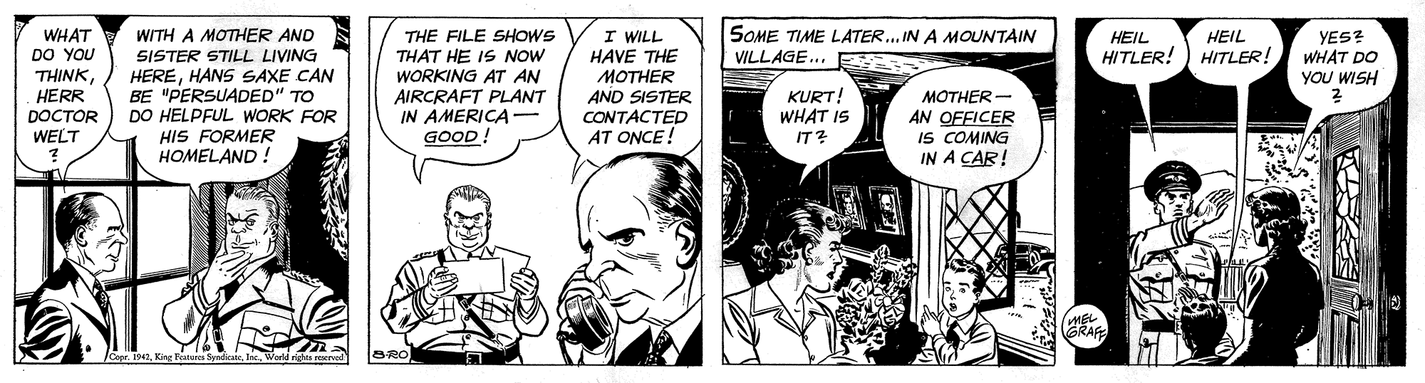 Secret Agent X-9 (Vintage) - 1942-08-20
