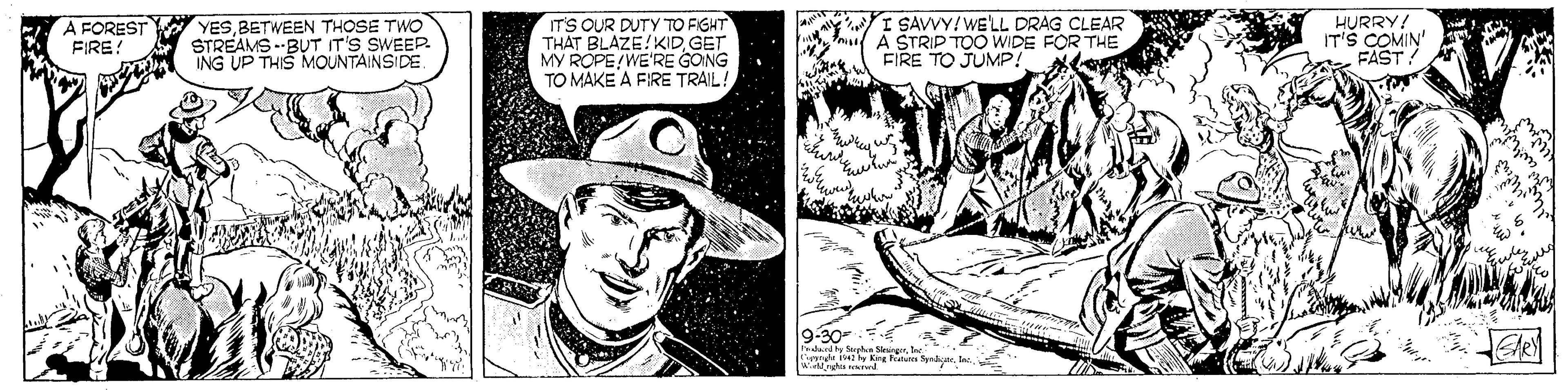 Costume hat OCR: YESBETWEEN THOSE TWO STREAMS --BUT IT'S SWEEP ING UP THIS MOUNTAINSIDE IT'S OUR DUTY TO FIGHT THAT BLAZE!KIDGET MY ROPE/WE'RE GOING TO MAKE A FIRE TRAIL: SAVVY!WE'LL DRAG CLEAR A STRIP TOO WIDE FOR THE FIRE TO JUMP! HURRY! IT'S COMIN FAST! A FOREST FIRE 9-30- hy Sph Sleingerte YESBETWEEN THOSE TWO STREAMS --BUT IT'S SWEEP ING UP THIS MOUNTAINSIDE IT'S OUR DUTY TO FIGHT THAT BLAZE!KIDGET MY ROPE/WE'RE GOING TO MAKE A FIRE TRAIL: SAVVY!WE'LL DRAG CLEAR A STRIP TOO WIDE FOR THE FIRE TO JUMP! HURRY! IT'S COMIN FAST! A FOREST FIRE 9-30- hy Sph Sleinger