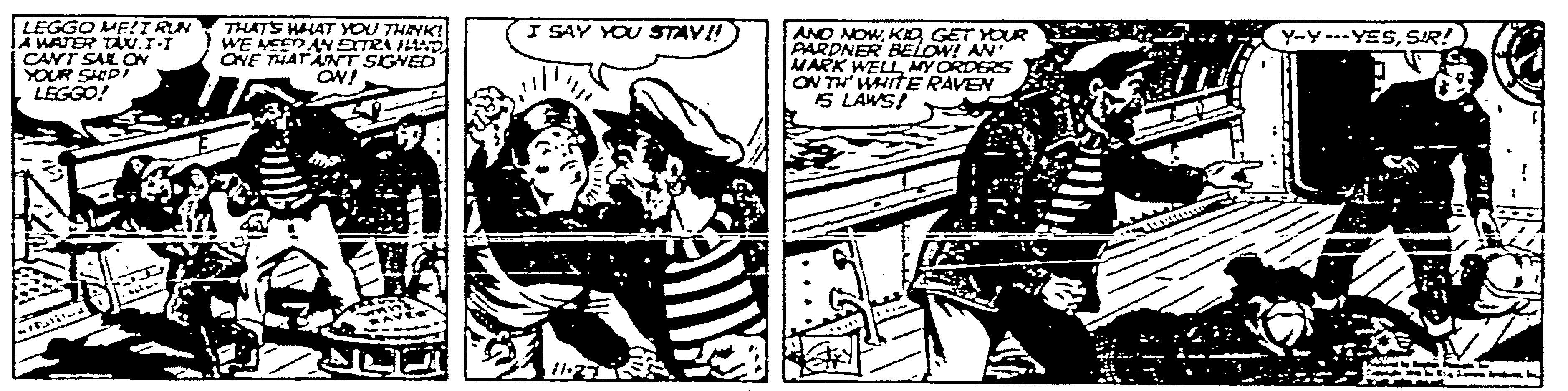 Comic book OCR: LEGGO ME!IRUN A WATER TA.r-I CANT SAK ON YOUR SEDI" LEGGO! THATS HHAT YOU THINKI WE NEED AYETRA D ONE THAT ANT SIGNED ON! I SAV YOU STAV!! ANO NOWKIO PARDNER BELOW! A MARK WELL MYORDERS ON TH WHITE RAVEN S LAWS! Y-Y--- YESSIR!) LEGGO ME!IRUN A WATER TA.r-I CANT SAK ON YOUR SEDI" LEGGO! THATS HHAT YOU THINKI WE NEED AYETRA D ONE THAT ANT SIGNED ON! I SAV YOU STAV!! ANO NOWKIO PARDNER BELOW! A MARK WELL MYORDERS ON TH WHITE RAVEN S LAWS! Y-Y--- YES