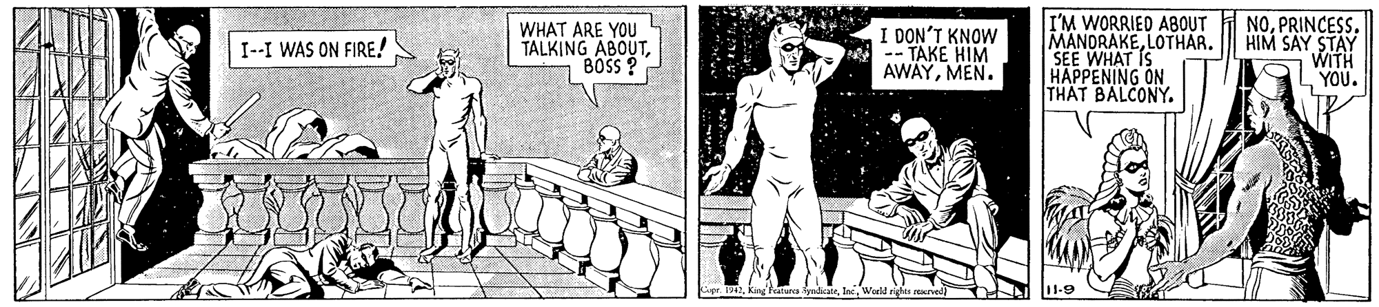 Hat OCR: WHAT ARE YOU TALKING ABOUTBOSS ? I DON'T KNOW -- TAKE HIM AWÄYMEN. I'M WORRIED AB80UT MANDRAKELOTHAR. SEE WHAT IS HAPPENING ON THAT BALCONY. NOPRINCESS. HIM SAY STAY WITH YOU. I-I WAS ON FIRE! 11-9 WHAT ARE YOU TALKING ABOUTBOSS ? I DON'T KNOW -- TAKE HIM AWÄYMEN. I'M WORRIED AB80UT MANDRAKELOTHAR. SEE WHAT IS HAPPENING ON THAT BALCONY. NOPRINCESS. HIM SAY STAY WITH YOU. I-I WAS ON FIRE! 11-9