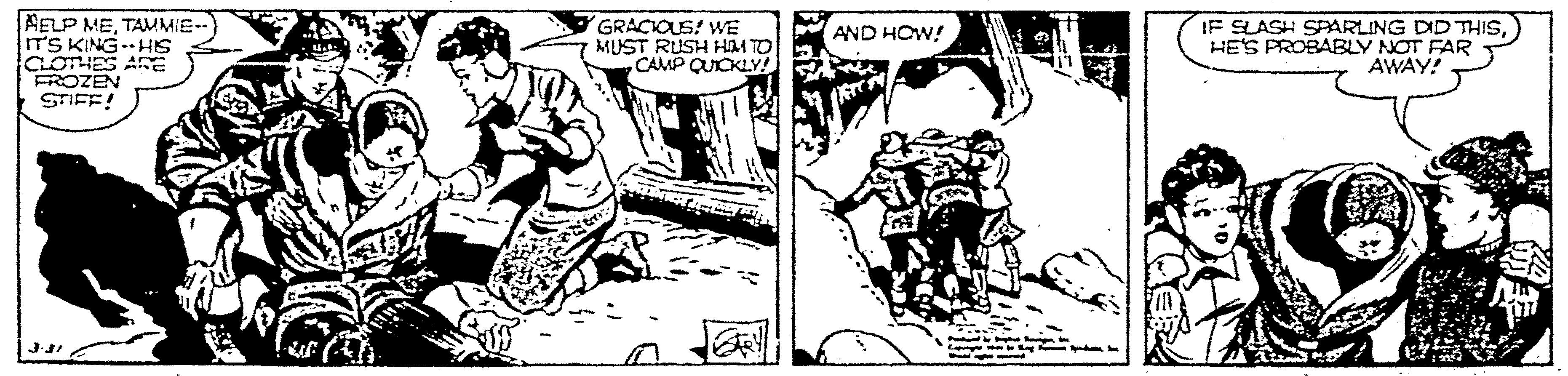 Fictional character OCR: RELP METAUMIE-- ITS KING-HIS CLOTHES AE FROZEN STIFE! GRACIQUS! WE MUST RUSH HM TO CAMP QUICKLY! IF SLASH SPARLING DID THISHES PROBABLY NOT FAR AWAY! AND HOW! RELP METAUMIE-- ITS KING-HIS CLOTHES AE FROZEN STIFE! GRACIQUS! WE MUST RUSH HM TO CAMP QUICKLY! IF SLASH SPARLING DID THISHES PROBABLY NOT FAR AWAY! AND HOW!