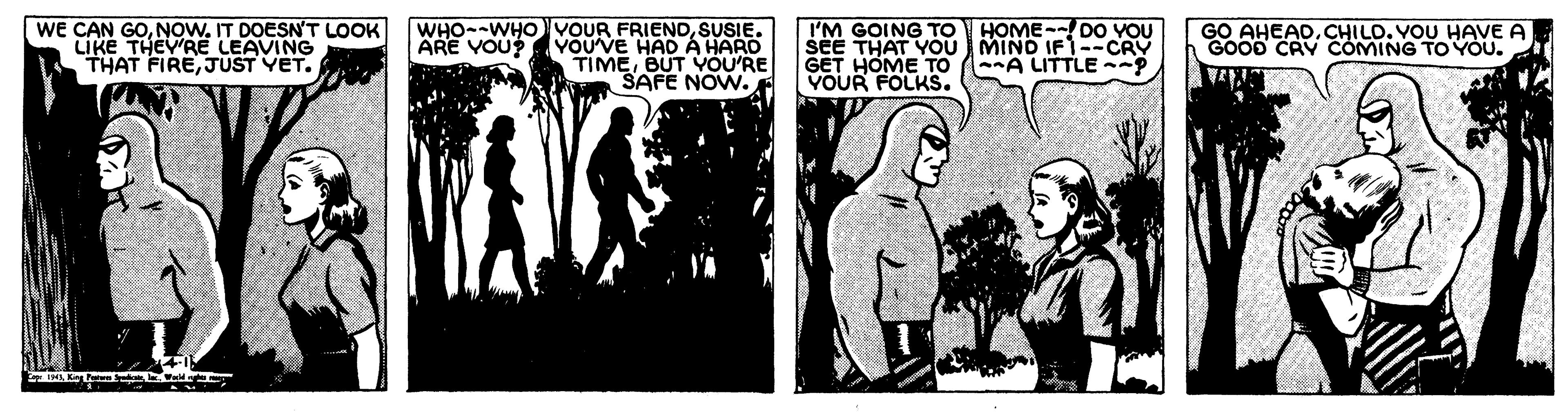 Monochrome OCR: WE CAN GOIT DOESN'T LOOK LIKE THEV'RE LEAVING THAT FIREJUST YET. WHO--WHO VOUR FRIENDSUSIE. ARE VOU VOUVE HAD A HARD TIMEBUT VOU'RE SAFE NOW. F I'M GOING TO HOME- DO YOU SEE THAT YOOU MIND IF1 CRY GET HOME To A LITTLE --? VOUR FOLKS. GO AHEADCHILD. VOU HAVE A GOOD CAV COMING TOYOU. WE CAN GOIT DOESN'T LOOK LIKE THEV'RE LEAVING THAT FIREJUST YET. WHO--WHO VOUR FRIENDSUSIE. ARE VOU VOUVE HAD A HARD TIMEBUT VOU'RE SAFE NOW. F I'M GOING TO HOME- DO YOU SEE THAT YOOU MIND IF1 CRY GET HOME To A LITTLE --? VOUR FOLKS. GO AHEADCHILD. VOU HAVE A GOOD CAV COMING TOYOU.