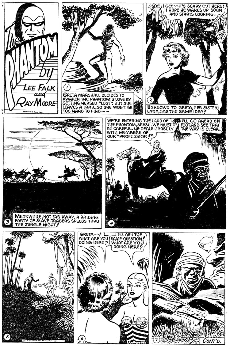 Phantom Comics Invisible The Phantom Comic Strip 1943-08-01 | Comics Kingdom