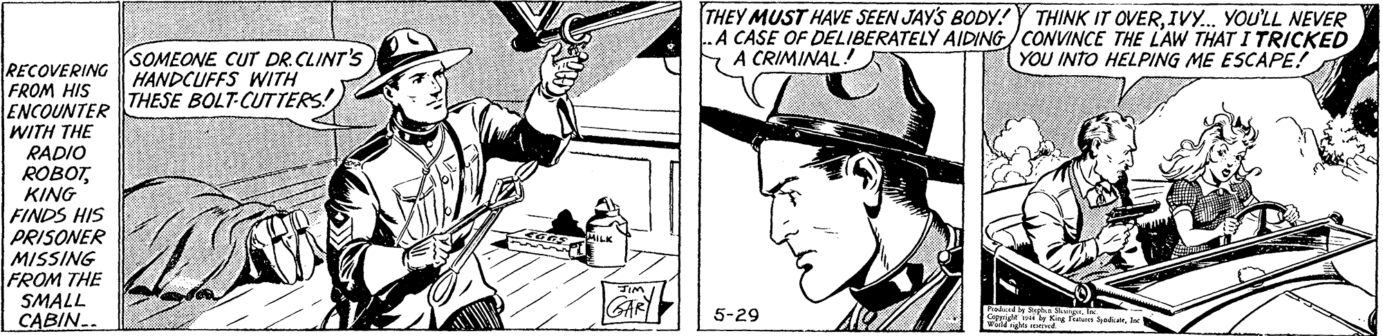 Costume hat OCR: THEY MUST HAVE SEEN JAYS BODY!Y THINK IT OVERIVY. YOU'LL NEVER LA CASE OF DELIBERATELY AIDING/CONVINCE THE LAW THAT I TRICKED A CRIMINAL! SOMEONE CUT DR.CLINT'S HANDCUFFS WITH THESE BOLT-CUTTERS! YOU INTO HELPING ME ESCAPE! RECOVERING FROM HIS ENCOUNTER WITH THE RADIO ROBOTKING FINDS HIS PRISONER MISSING FROM THE SMALL CABIN.. GARY 5-29 THEY MUST HAVE SEEN JAYS BODY!Y THINK IT OVERIVY. YOU'LL NEVER LA CASE OF DELIBERATELY AIDING/CONVINCE THE LAW THAT I TRICKED A CRIMINAL! SOMEONE CUT DR.CLINT'S HANDCUFFS WITH THESE BOLT-CUTTERS! YOU INTO HELPING ME ESCAPE! RECOVERING FROM HIS ENCOUNTER WITH THE RADIO ROBOTKING FINDS HIS PRISONER MISSING FROM THE SMALL CABIN.. GARY 5-29