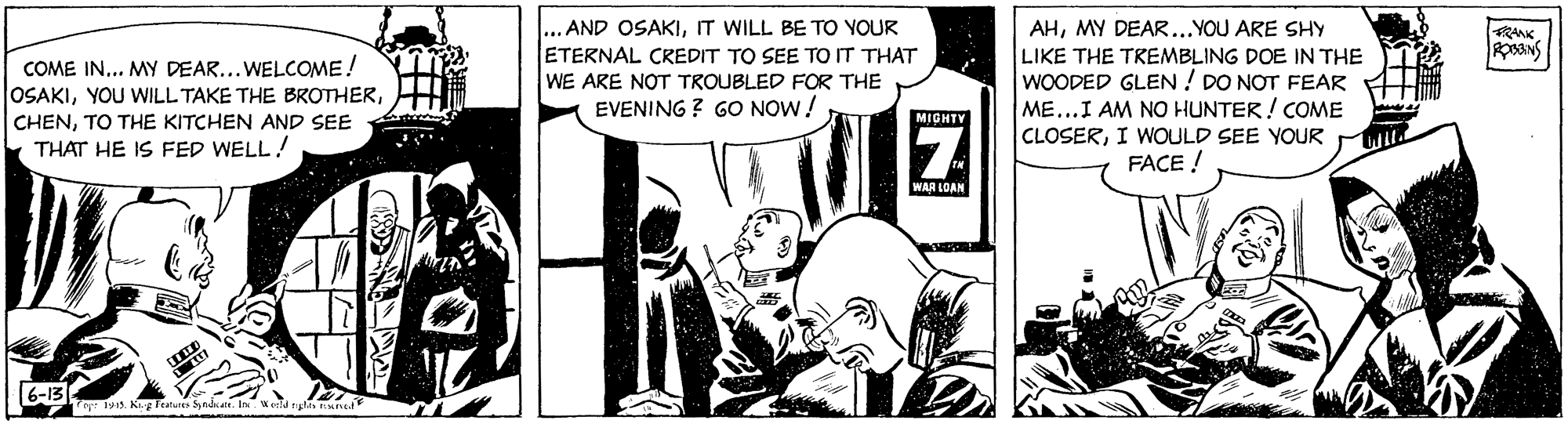People OCR: ... AND OSAKIIT WILL BE TO YOUR AHMY DEAR...YOU ARE SHY LIKE THE TREMBLING DOE IN THE WOODED GLEN ! DO NOT FEAR ME...I AM NO HUNTER! COME CLOSERI WOULD SEE YOUR FACE ! RANK ETERNAL CREDIT TO SEE TO IT THAT COME IN... MY DEAR...WELCOME! WE ARE NOT TROUBLED FOR THE OSAKIEVENING ? GO NOW! MIGHTY CHENTO THE KITCHEN AND SEE THAT HE IS FED WELL! WAR LOAN 6-13 Pyr 1913. KiTeatues Syadeati. Ined ng ... AND OSAKIIT WILL BE TO YOUR AHMY DEAR...YOU ARE SHY LIKE THE TREMBLING DOE IN THE WOODED GLEN ! DO NOT FEAR ME...I AM NO HUNTER! COME CLOSERI WOULD SEE YOUR FACE ! RANK ETERNAL CREDIT TO SEE TO IT THAT COME IN... MY DEAR...WELCOME! WE ARE NOT TROUBLED FOR THE OSAKIYOU WILL TAKE THE BROTHEREVENING ? GO NOW! MIGHTY CHENTO THE KITCHEN AND SEE THAT HE IS FED WELL! WAR LOAN 6-13 Pyr 1913. KiTeatues Syadeati. Ined ng