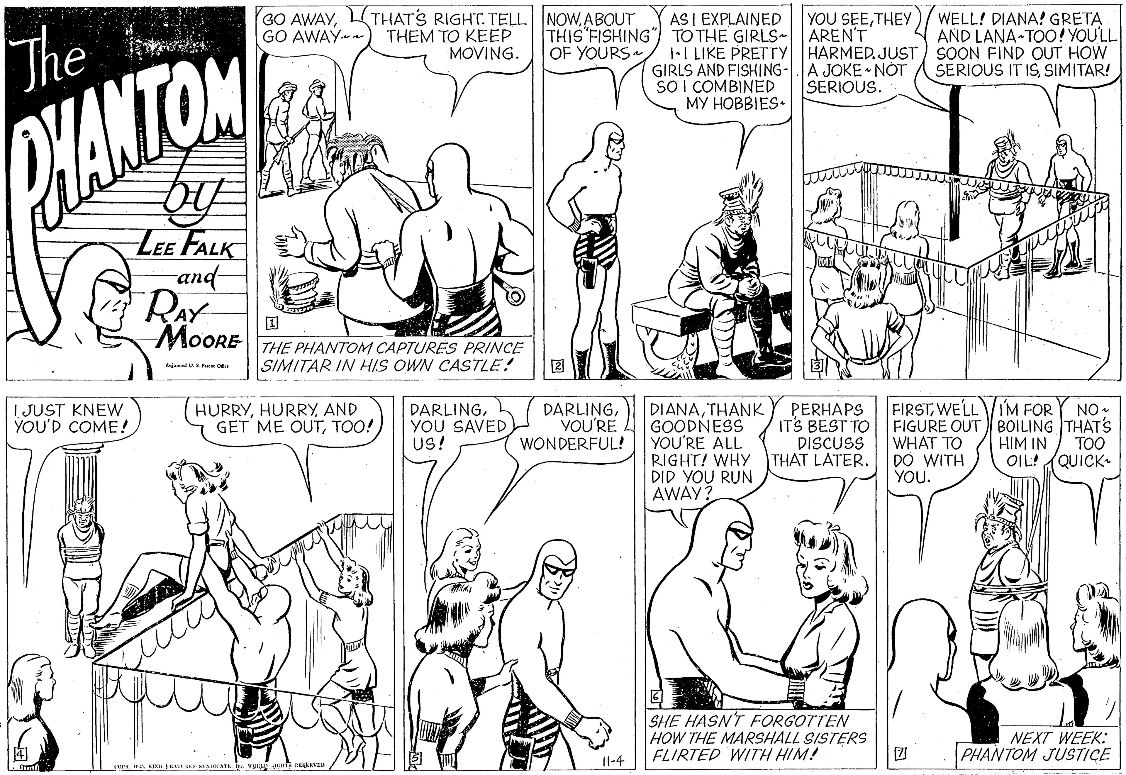 Gesture OCR: GO AWAYABOUT THEM TO KE?? MOVING. YOU SEETHEY AREN'T 1•I LIKE PRETTY HARMED.JUST ) SOON FIND OUT HOW GO AWAY THIS FISHING") TOTHE GIRLS OF YOURS AS I EXPLAINED WELL! DIANA! GRETA AND LANA-TOO! YOU'LL The GIRLS AND FISHING-A JOKE NOT SO I COMBINED MY HOBBIES. SERIOUS IT ISSIMITAR! SERIOUS. PHANTON LEE FALK and RAY MOORE ? THE PHANTOM CAPTURÈS PRINCE SIMITAR IN HIS OWN CASTLE! | JUST KNEW YOU'D COME! HURRYAND GET ME OUTTOO! DIANATHANK GOODNESS YOU'RE ALL RIGHT! WHY THAT LATER. DID YOU RUN AWAY FIRSTWELLIM FOR DARLINGYOU SAVED US! DARLINGYOU'RE WONDERFUL! PERHAPS ITS BEST TO DISCUSS NO. WHAT TO DO WITH YOU. FIGURE OUT BOILING THAT'S HIM IN OIL! TOO QUICK SHE HASN'T FORGOTTEN HOW THE MARSHALL SISTERS FLIRTED WITH HIM! NEXT WEEK: ? PHANTOM JUSTICE Il-4 LurE A KI ATIA EATE . KURL u RVEU GO AWAYTHATS RIGHT. TELL NOWABOUT THEM TO KE?? MOVING. YOU SEETHEY AREN'T 1•I LIKE PRETTY HARMED.JUST ) SOON FIND OUT HOW GO AWAY THIS FISHING") TOTHE GIRLS OF YOURS AS I EXPLAINED WELL! DIANA! GRETA AND LANA-TOO! YOU'LL The GIRLS AND FISHING-A JOKE NOT SO I COMBINED MY HOBBIES. SERIOUS IT ISSIMITAR! SERIOUS. PHANTON LEE FALK and RAY MOORE ? THE PHANTOM CAPTURÈS PRINCE SIMITAR IN HIS OWN CASTLE! | JUST KNEW YOU'D COME! HURRYAND GET ME OUTTOO! DIANATHANK GOODNESS YOU'RE ALL RIGHT! WHY THAT LATER. DID YOU RUN AWAY FIRSTWELLIM FOR DARLINGYOU SAVED US! DARLINGYOU'RE WONDERFUL! PERHAPS ITS BEST TO DISCUSS NO. WHAT TO DO WITH YOU. FIGURE OUT BOILING THAT'S HIM IN OIL! TOO QUICK SHE HASN'T FORGOTTEN HOW THE MARSHALL SISTERS FLIRTED WITH HIM! NEXT WEEK: ? PHANTOM JUSTICE Il-4 LurE A KI ATIA EATE . KURL u RVEU