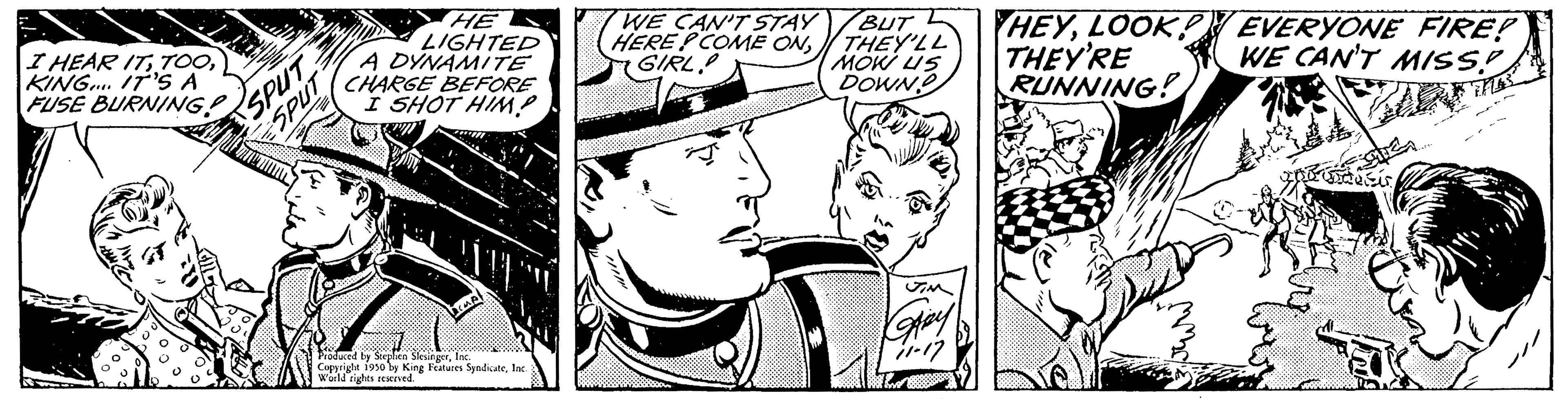 Style OCR: I HEAR ITKING... IT'S A FUSE BURNING! SPUT SPUT HE LIGHTED A DYNAMITE CHARGE BEFORE I SHOT HIM? Constight 1920 b Kine World sing Features SyndicateWE CAN'T STAY HERE COME ONGIRL BUT L THEY'LL MOW US DOWN HEYLOOK THEY'RE RUNNING! EVERYONE FIRE! WE CAN'T MISS! I HEAR ITKING ... IT'S A FUSE BURNING ! SPUT SPUT HE LIGHTED A DYNAMITE CHARGE BEFORE I SHOT HIM ? Constight 1920 b Kine World sing Features SyndicateWE CAN'T STAY HERE COME ONGIRL BUT L THEY'LL MOW US DOWN HEYLOOK THEY'RE RUNNING ! EVERYONE FIRE ! WE CAN'T MISS !