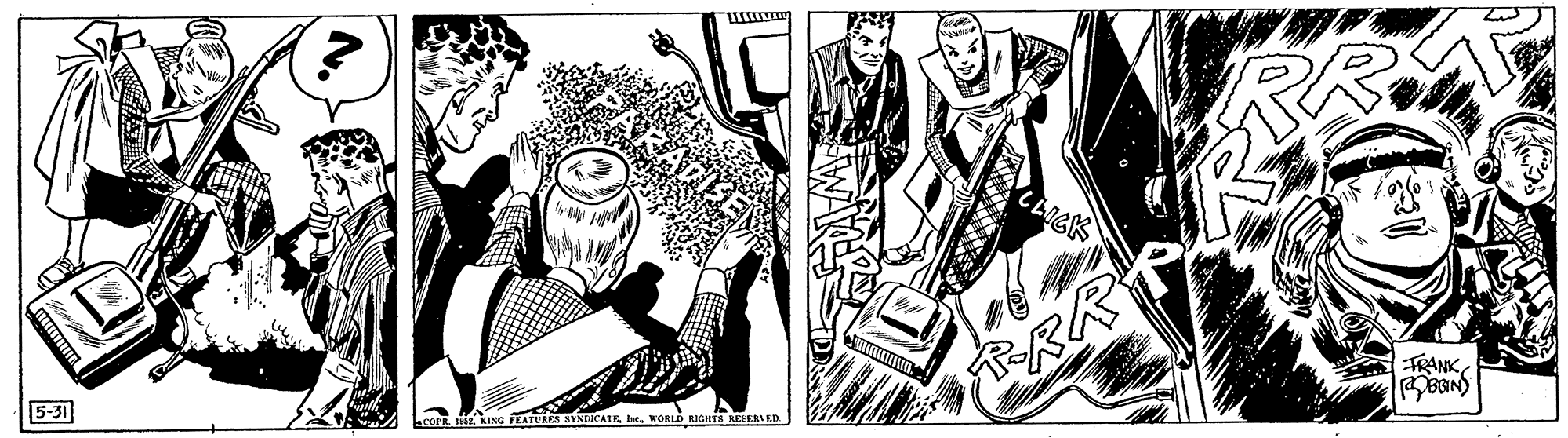 Comic book OCR: LILK RR 5-31 TRANKWORLD RIGHT AFED LILK RR 5-31 TRANKkING EATU BYNDICATE. IeWORLD RIGHT AFED