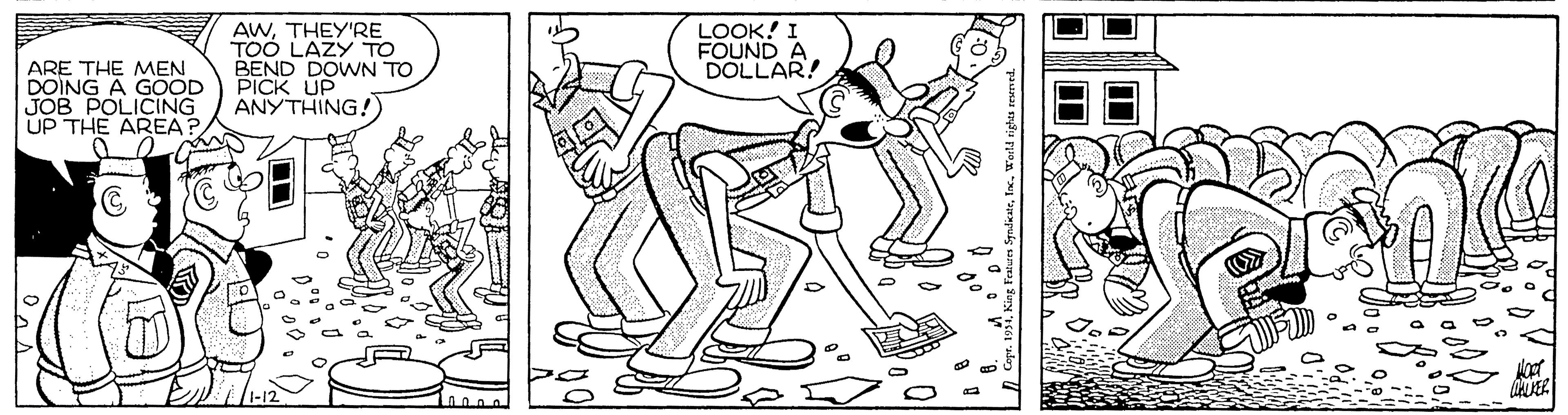 Muscle OCR: ARE THE MEN DOING A GOOD JOB POLICING UP THE AREA? AWTHEY'RE TOÓ LAZY TO BEND DOWN TO PICK UP ANYTHING!) LOOK! I FOUND A DOLLAR! ARE THE MEN DOING A GOOD JOB POLICING UP THE AREA? AWTHEY'RE TOÓ LAZY TO BEND DOWN TO PICK UP ANYTHING!) LOOK! I FOUND A DOLLAR!