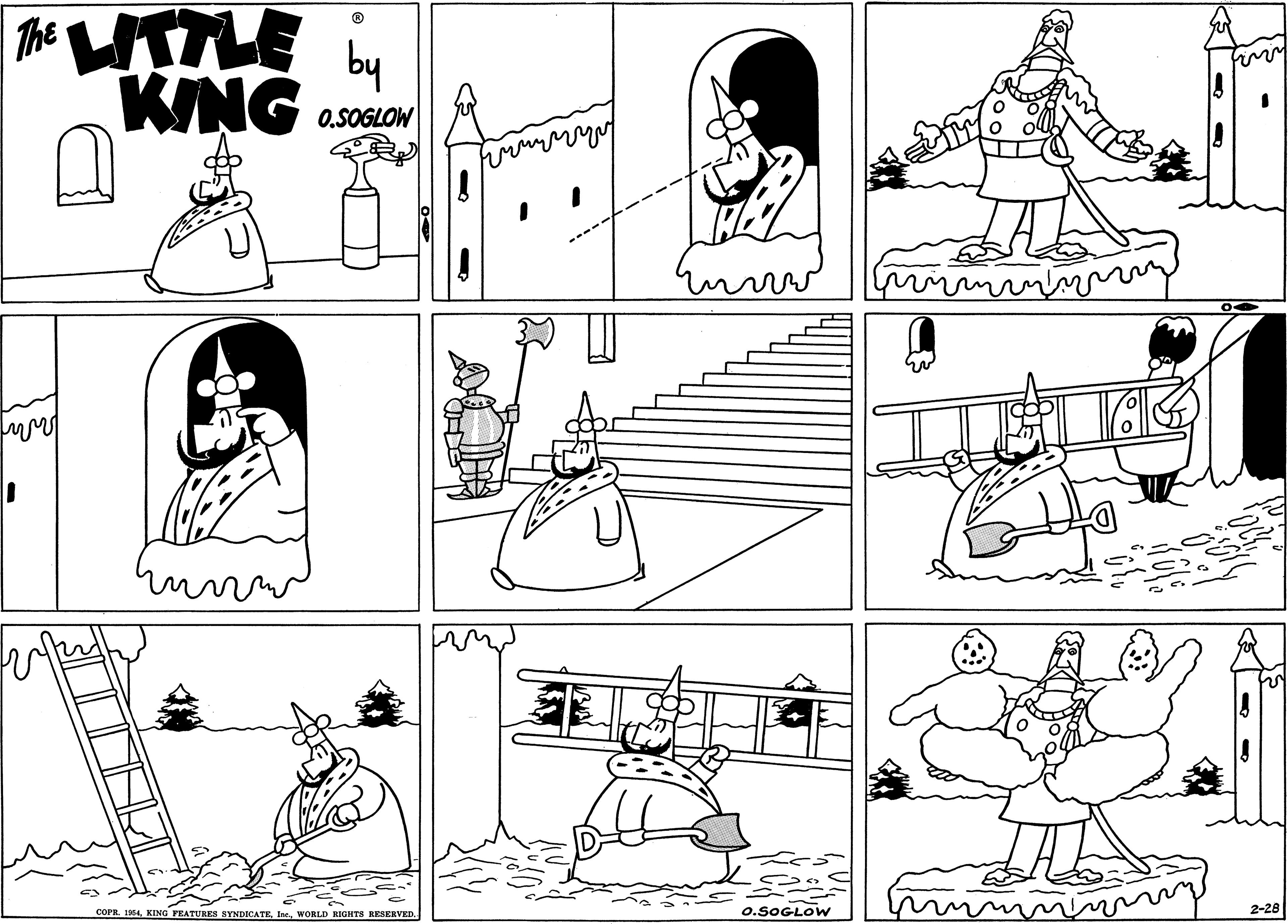 Interaction OCR: TAUTTLE by KING O.SOGLOW mmmñ o.SOGLOW 2-28 COPR. 1954ne. WORLD RIGHTS RESERVED. TAUTTLE by KING O.SOGLOW mmmñ o.SOGLOW 2-28 COPR. 1954KING FEATURESS SYNDICATEne. WORLD RIGHTS RESERVED.