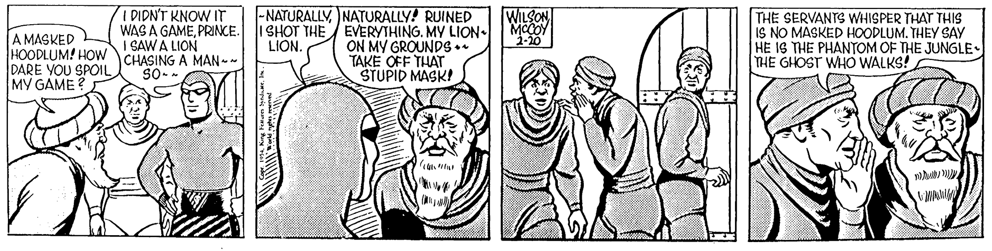 Gesture OCR: |-NATURALLYNATURALLY! RUINED WAS A GAMEPRINCE. I SHOT THE/ EVERYTHING. MY LION. ON MY GROUNDS .. TAKE OFF THAT STUPID MASK! WILSON MCCOY 2-10 I DIDN'T KNOW IT A MASKED HOODLUM! HOW DARE YOU SPOIL MY GAME ? THE SERVANTS WHISPER THAT THIS IS NO MÁSKED HOODLUM. THEY SAY HE IS THE PHANTOM OF THE JUNGLE THE GHOST WHO WALKS! I SAW A LION CHASING A MAN-- LION. |-NATURALLYNATURALLY! RUINED WAS A GAMEPRINCE. I SHOT THE/ EVERYTHING. MY LION. ON MY GROUNDS .. TAKE OFF THAT STUPID MASK! WILSON MCCOY 2-10 I DIDN'T KNOW IT A MASKED HOODLUM! HOW DARE YOU SPOIL MY GAME ? THE SERVANTS WHISPER THAT THIS IS NO MÁSKED HOODLUM. THEY SAY HE IS THE PHANTOM OF THE JUNGLE THE GHOST WHO WALKS! I SAW A LION CHASING A MAN-- LION.