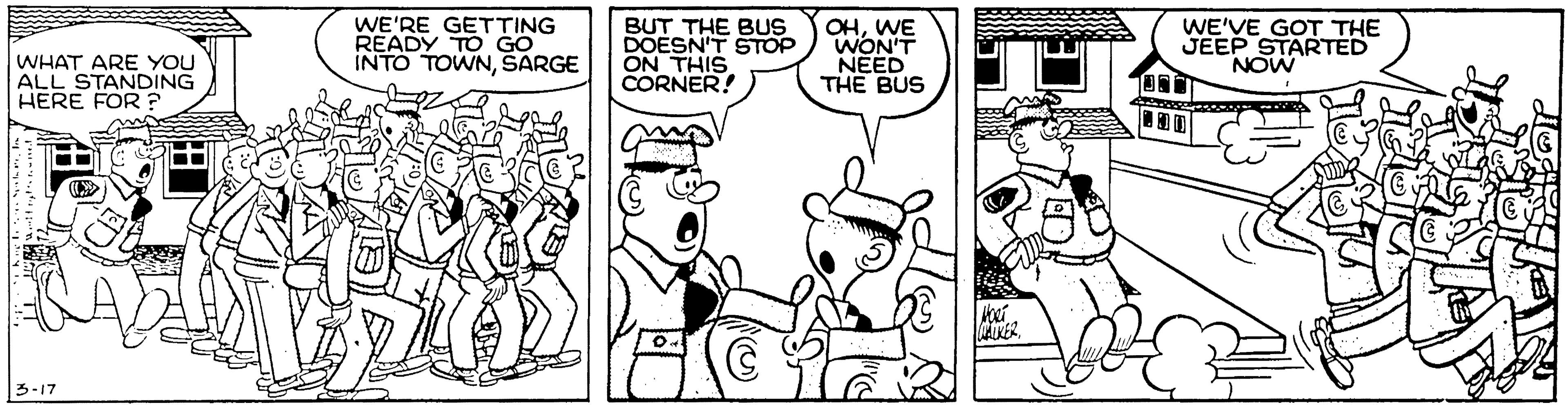 Parallel OCR: WHAT ARE YOU ALL STANDING HERE FOR: WE'RE GETTING READY TO GO INTO TOWNSARGE BUT THE BUS DOESN'T STOP ON THIS CORNER! OHWE WON'T NEED THE BUS WE'VE GOT THE JEEP STARTED NOW AuKER3-17 WHAT ARE YOU ALL STANDING HERE FOR: WE'RE GETTING READY TO GO INTO TOWNSARGE BUT THE BUS DOESN'T STOP ON THIS CORNER! OHWE WON'T NEED THE BUS WE'VE GOT THE JEEP STARTED NOW AuKER