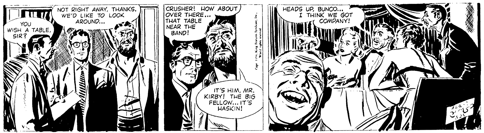 Gesture OCR: NOT RIGHT AWAYTHANKS. WE'D LIKE TO LOOK AROUND... CRUSHER! HOW ABOUTlOVER THERE... THAT TABLE NEAR THE BAND! HEADS UPBUNCO.. I THINK WE GOT COMPANY! YOU WISH A TABLESIR? IT'S HIMKIRBY! THE BIG FELLOW... IT's HASKIN! NOT RIGHT AWAYTHANKS. WE'D LIKE TO LOOK AROUND... CRUSHER! HOW ABOUTlOVER THERE... THAT TABLE NEAR THE BAND! HEADS UPBUNCO.. I THINK WE GOT COMPANY! YOU WISH A TABLESIR? IT'S HIMKIRBY! THE BIG FELLOW... IT's HASKIN!