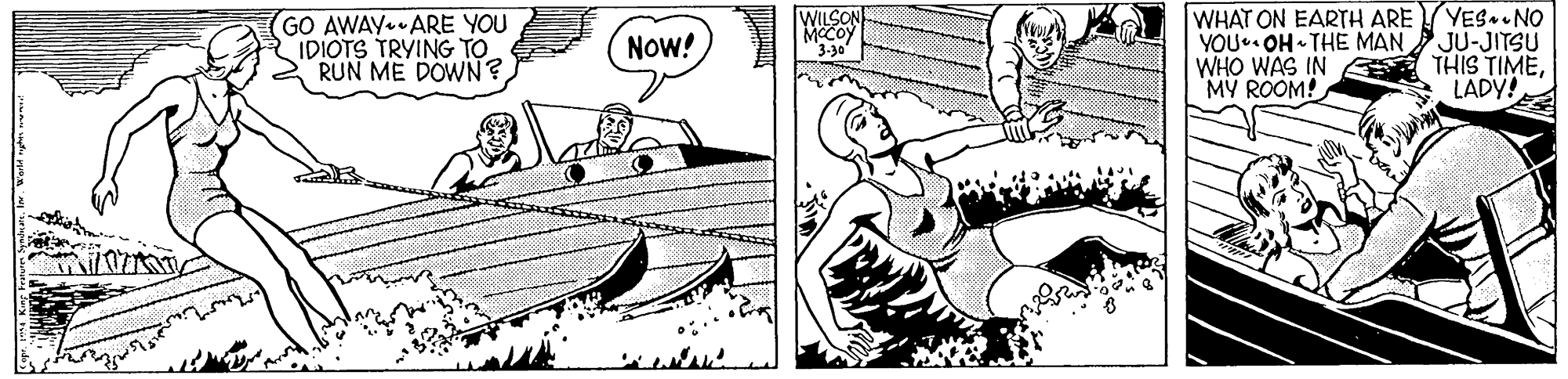 Art OCR: WILSON MCCOY YES NO (GO AWAY. ARE YOU IDIOTS TRYING TO RUN ME DOWN? WHAT ON EARTH ARE YOU OH THE MANJU-JITSU WHO WAS IN THIS TIMEMY ROOM! Now! LADY! WILSON MCCOY YES NO (GO AWAY. ARE YOU IDIOTS TRYING TO RUN ME DOWN? WHAT ON EARTH ARE YOU OH THE MANJU-JITSU WHO WAS IN THIS TIMEMY ROOM! Now! LADY!