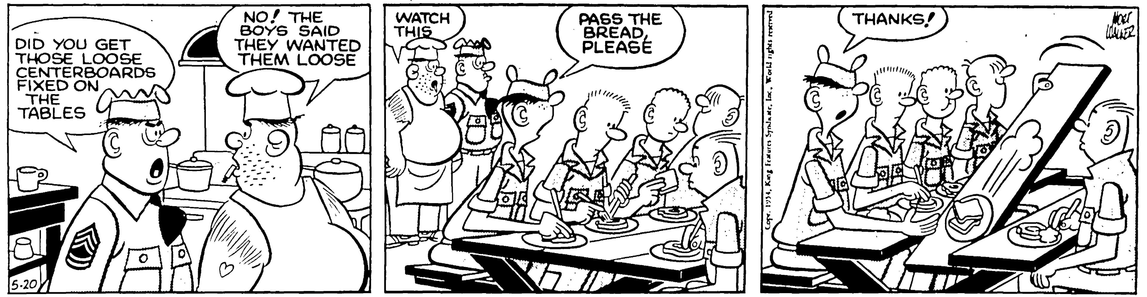 Fiction OCR: NO! THE BOYS SAID THEY WANTED THEM LOOSE THANKS! WATCH THIS PASS THE BREADPLEASE DID YOU GET THOSE LOOSE CENTERBOARDS FIXED ON THE TABLES 5-20 NO! THE BOYS SAID THEY WANTED THEM LOOSE THANKS! WATCH THIS PASS THE BREADPLEASE DID YOU GET THOSE LOOSE CENTERBOARDS FIXED ON THE TABLES 5-20