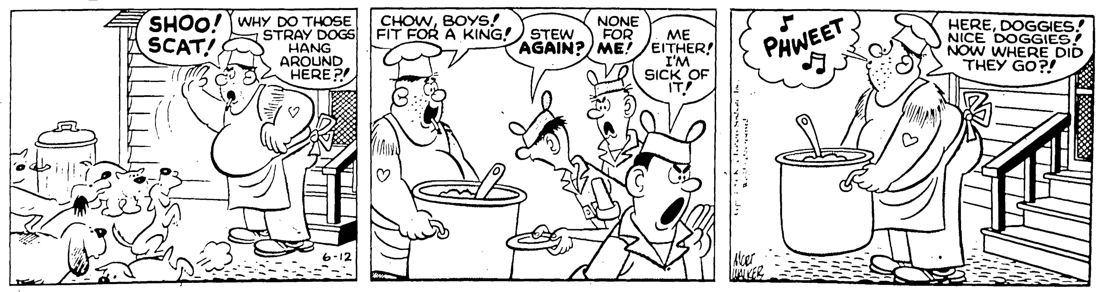 Kitchen utensil OCR: SHOO!WHY DO THOSE STRAY DOGS HANG AROUND HERE?! CHOWBOYS! FIT FOR A KING! NONE FOR AGAIN? ME! HEREDOGGIES. NICE DOGGIES! NOW WHERE DID THEY GO?! SCAT! STEW ME EITHER! I'M SICK OF PHWEET SHOO!WHY DO THOSE STRAY DOGS HANG AROUND HERE?! CHOWBOYS! FIT FOR A KING! NONE FOR AGAIN? ME! HEREDOGGIES. NICE DOGGIES! NOW WHERE DID THEY GO?! SCAT! STEW ME EITHER! I'M SICK OF PHWEET