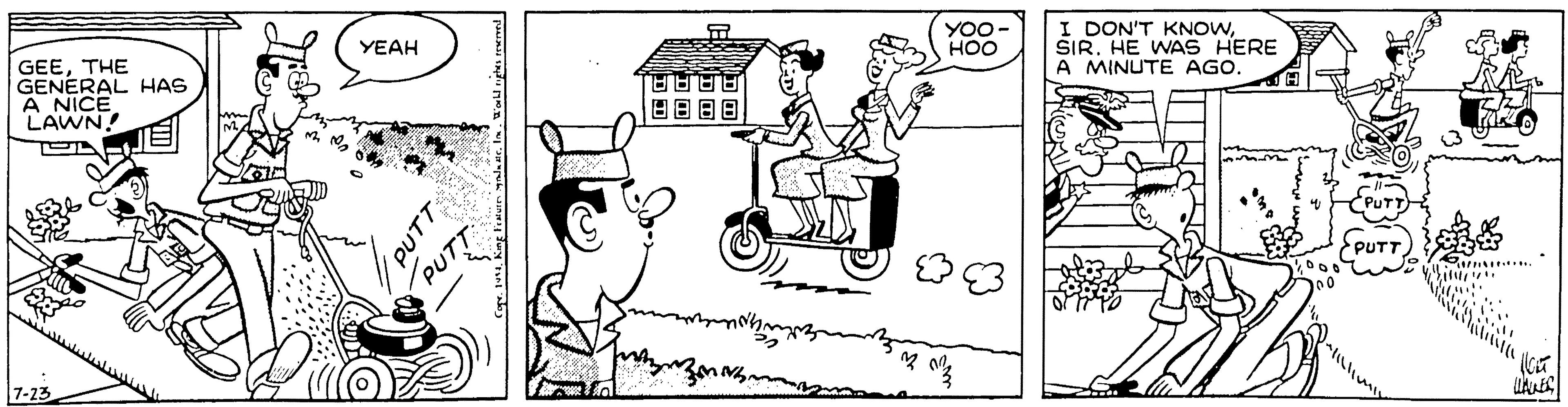 Mammal OCR: YO0- HOO I DON'T KNOWSIR. HE WAS HERE A MINUTE AGO. YEAH GEETHE GENERAL HAS A NICE LAWN ??? LAAA 7-23 YO0- HOO I DON'T KNOWSIR. HE WAS HERE A MINUTE AGO. YEAH GEETHE GENERAL HAS A NICE LAWN ?? ? LAAA 7-23