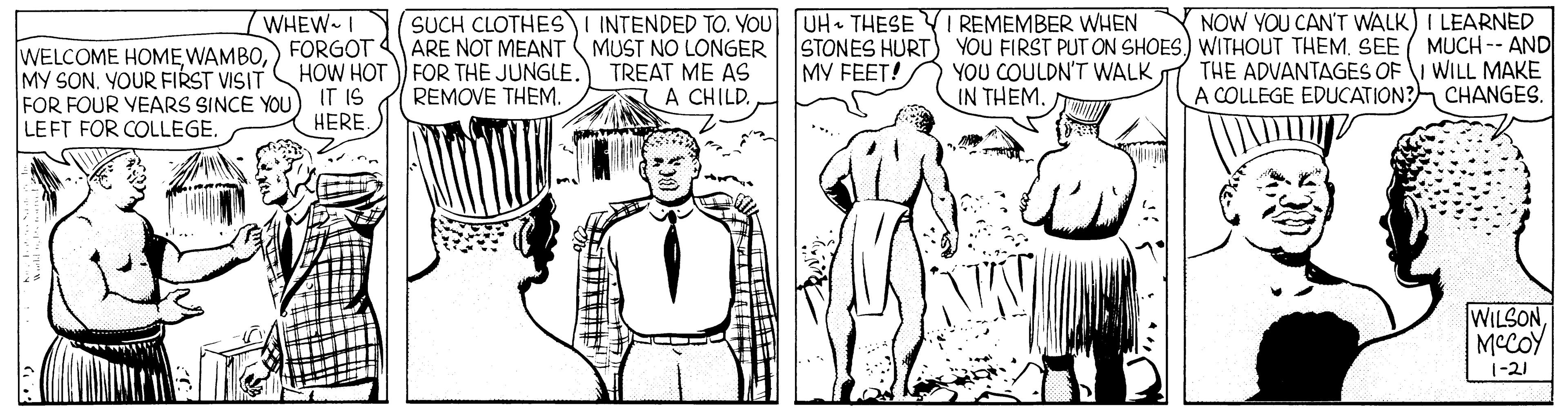 Mammal OCR: ZWHEW-I SUCH CLOTHESI INTENDED TO. YOUUH THESEYI REMEMBER WHEN NOW YOU CAN'T WALK) I LEARNED WELCOME HOME WAMBOSEE ( MUCH-- AND MV FEET! HOW HOT FOR THE JUNGLE. IT IS HERE. TREAT ME AS A CHILD. YOU COULDN'T WALK IN THEM. WILL MAKE MY SON. YOUR FIRST VISIT FOR FOUR YEARS SINCE YOU LEFT FOR COLLEGE. THE ADVANTAGES OF A COLLEGE EDUCATION?h CHANGES. REMOVE THEM. WILSON MCCOY 1-21 ZWHEW-I SUCH CLOTHESI INTENDED TO. YOUUH THESEYI REMEMBER WHEN NOW YOU CAN'T WALK) I LEARNED WELCOME HOME WAMBOFORGOT ARE NOT MEANT MUST NO LONGER STONES HURT) YOU FIRST PUT ON SHOES) WITHOUT THEMSEE ( MUCH-- AND MV FEET! HOW HOT FOR THE JUNGLE. IT IS HERE. TREAT ME AS A CHILD. YOU COULDN'T WALK IN THEM. WILL MAKE MY SON. YOUR FIRST VISIT FOR FOUR YEARS SINCE YOU LEFT FOR COLLEGE. THE ADVANTAGES OF A COLLEGE EDUCATION?h CHANGES. REMOVE THEM. WILSON MCCOY 1-21