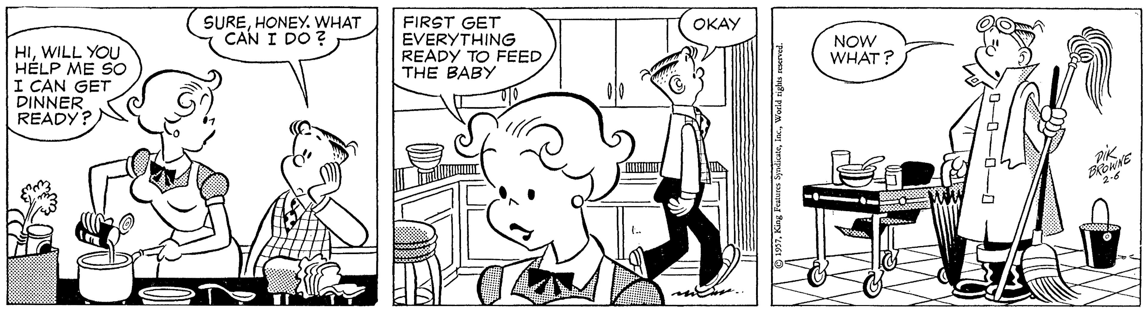 Style OCR: SUREHONEY. WHAT CAN I DO ? FIRST GET EVERYTHING READY TO FEED THE BABY OKAY NOW WHAT? HIWILL YOU HÉLP ME SO I CAN GET DINNER READY? mem.. SUREHONEY. WHAT CAN I DO ? FIRST GET EVERYTHING READY TO FEED THE BABY OKAY NOW WHAT? HIWILL YOU HÉLP ME SO I CAN GET DINNER READY? mem..