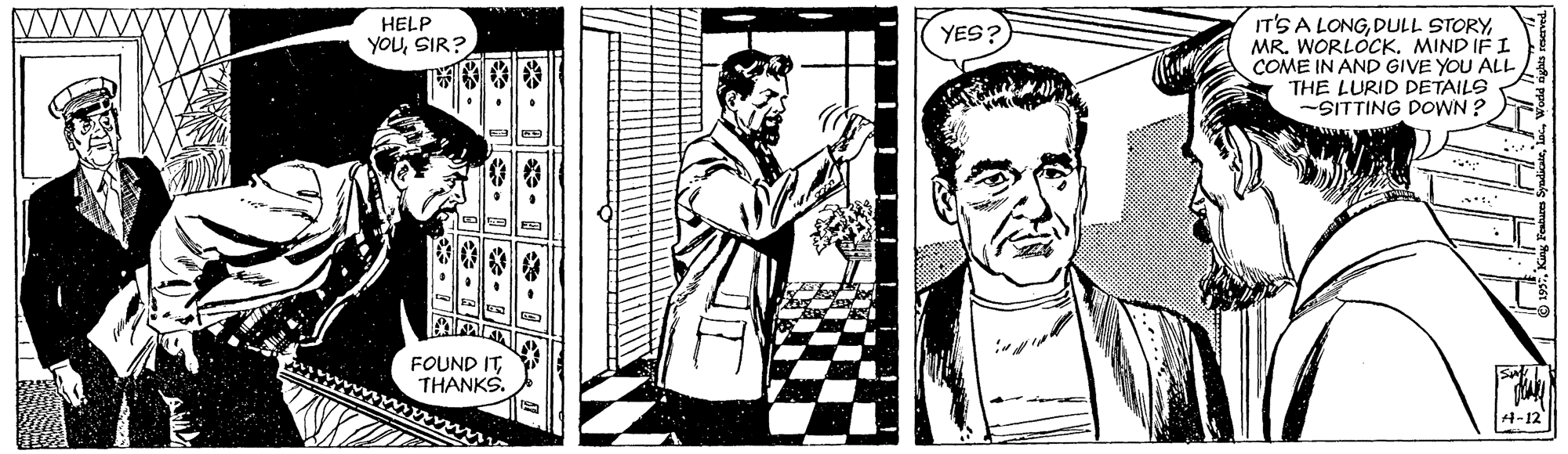 Font OCR: HELP YOUSIR? IT'S A LONGMIND IF I COME IN AND GIVE YOU ALL THE LURID DETAILS -SITTING DOWN ? YES? FOUND ITTHANKS. A-12 *: . I - HELP YOUSIR? IT'S A LONGDULL STORYMR. WORLOCKMIND IF I COME IN AND GIVE YOU ALL THE LURID DETAILS -SITTING DOWN ? YES? FOUND ITTHANKS. A-12 *: . I -