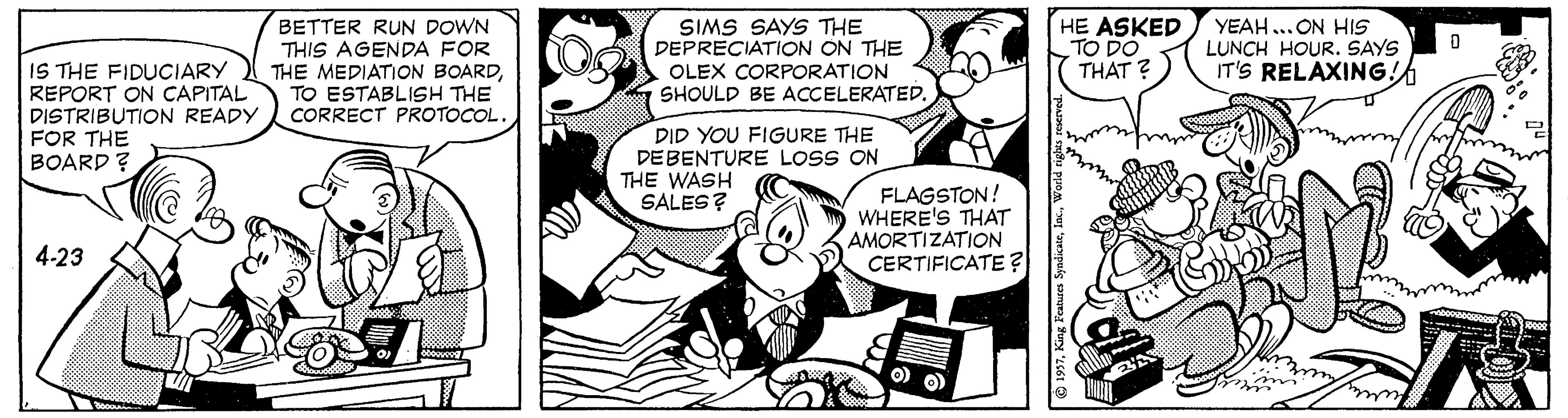 Line OCR: IS THE FIDUCIARY REPORT ON CAPITAL DISTRIBUTION READY BETTER RUN DOWN THIS AGENDA FOR THE MEDIATION BOARDTO ESTABLISH THE CORRECT PROTOCOL. SIMS SAYS THE DEPRECIATION ON THE HE ASKED TO DO THAT ? YEAH ... ON HIS LUNCH HOUR. SAYS IT'S RELAXING! OLEX CORPORATION SHOULD BE ACCELERATEDDID YOU FIGURE THE DEBENTURE LOSS ON THE WASH SALES? FOR THE BOARD ? FLAGSTON! WHERE'S THAT AMORTIZATION CERTIFICATE ? 4-23 IS THE FIDUCIARY REPORT ON CAPITAL DISTRIBUTION READY BETTER RUN DOWN THIS AGENDA FOR THE MEDIATION BOARDTO ESTABLISH THE CORRECT PROTOCOL. SIMS SAYS THE DEPRECIATION ON THE HE ASKED TO DO THAT ? YEAH ... ON HIS LUNCH HOUR. SAYS IT'S RELAXING! OLEX CORPORATION SHOULD BE ACCELERATEDDID YOU FIGURE THE DEBENTURE LOSS ON THE WASH SALES? FOR THE BOARD ? FLAGSTON! WHERE'S THAT AMORTIZATION CERTIFICATE ? 4-23