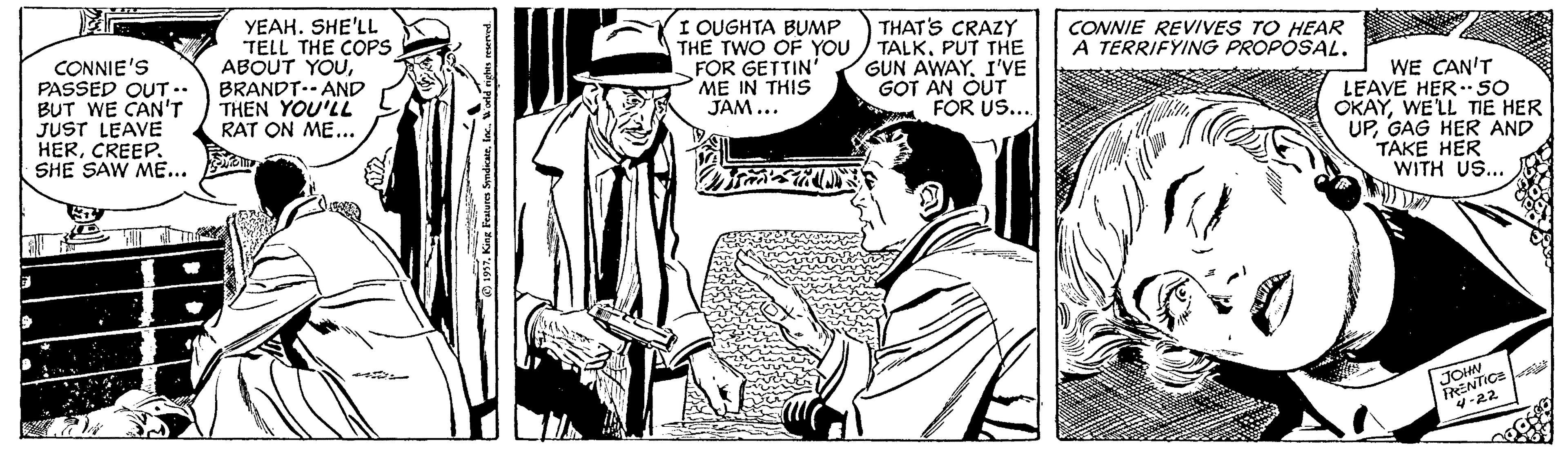 Sleeve OCR: YEAH. SHE'LL TELL THE COPS ABOUT YOUBRANDT-- AND THEN YOU'LL RAT ON ME... I OUGHTA BUMP THE TWO OF YOU ) TALKPUT THE FOR GETTIN' ME IN THIS JAM ... THAT'S CRAZY CONNIE REVIVES TO HEAR A TERRIFYING PROPOSAL. GUN AWAYI'VE GOT AN OUT FOR US... CONNIE'S PASSED OUT .. BUT WE CAN'T JUST LEAVE HERCREEP. SHE SAW ME... WE CAN'T LEAVE HER.. SO OKAYWE'LL TIE HER UPGAG HER AND TAKE HER WITH US... JOTIca 4-22 YEAH. SHE'LL TELL THE COPS ABOUT YOUBRANDT-- AND THEN YOU'LL RAT ON ME... I OUGHTA BUMP THE TWO OF YOU ) TALKPUT THE FOR GETTIN' ME IN THIS JAM ... THAT'S CRAZY CONNIE REVIVES TO HEAR A TERRIFYING PROPOSAL. GUN AWAYI'VE GOT AN OUT FOR US... CONNIE'S PASSED OUT .. BUT WE CAN'T JUST LEAVE HERCREEP. SHE SAW ME... WE CAN'T LEAVE HER.. SO OKAYWE'LL TIE HER UPGAG HER AND TAKE HER WITH US... JOTIca 4-22
