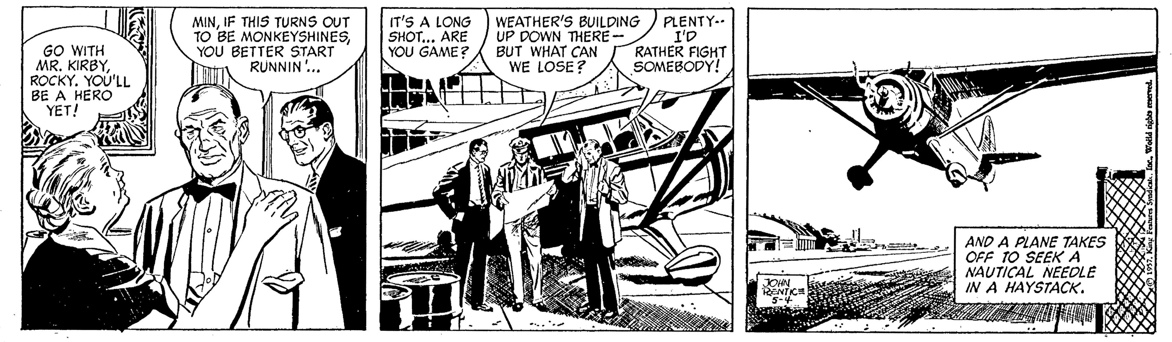 Comic book OCR: MINIF THIS TURNS OUT TO BE MONKEYSHINESYOU BETTER START RUNNIN .. IT'S A LONG SHOT... ARE YOU GAME? WEATHER'S BUILDING UP DOWN THERE - BUT WHAT CAN WE LOSE? PLENTY-. I'D RATHER FIGHT SOMEBODY! GO WITH MR. KIRBYYOU'LL BE A HERO YET! AND A PLANE TAKES OFF TO SEEKA NAUTICAL NEEOLE IN A HAYSTACK. MINIF THIS TURNS OUT TO BE MONKEYSHINESYOU BETTER START RUNNIN .. IT'S A LONG SHOT... ARE YOU GAME? WEATHER'S BUILDING UP DOWN THERE - BUT WHAT CAN WE LOSE? PLENTY-. I'D RATHER FIGHT SOMEBODY! GO WITH MR. KIRBYYOU'LL BE A HERO YET! AND A PLANE TAKES OFF TO SEEKA NAUTICAL NEEOLE IN A HAYSTACK.