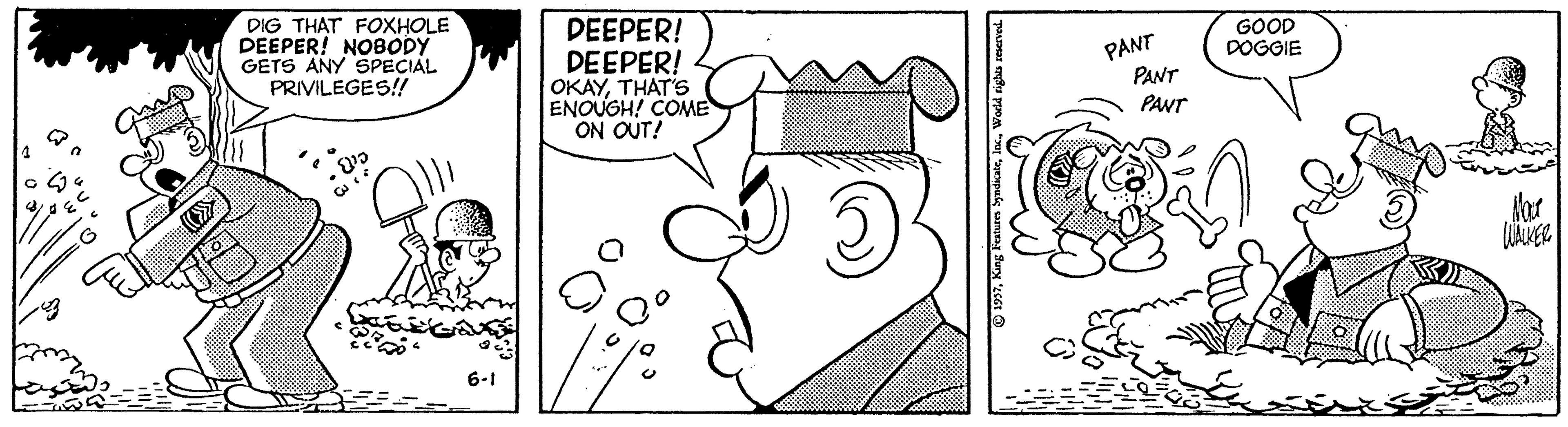 Product OCR: DIG THAT FOXHOLE DEEPER! NOBODY GETS ANY SPECIAL PRIVILEGES! DEEPER! DEEPER! OKAYTHAT'S ENOUGH! COME ON OUT! GOOD DOGGIE PANT PANT PANT DIG THAT FOXHOLE DEEPER! NOBODY GETS ANY SPECIAL PRIVILEGES! DEEPER! DEEPER! OKAYTHAT'S ENOUGH! COME ON OUT! GOOD DOGGIE PANT PANT PANT