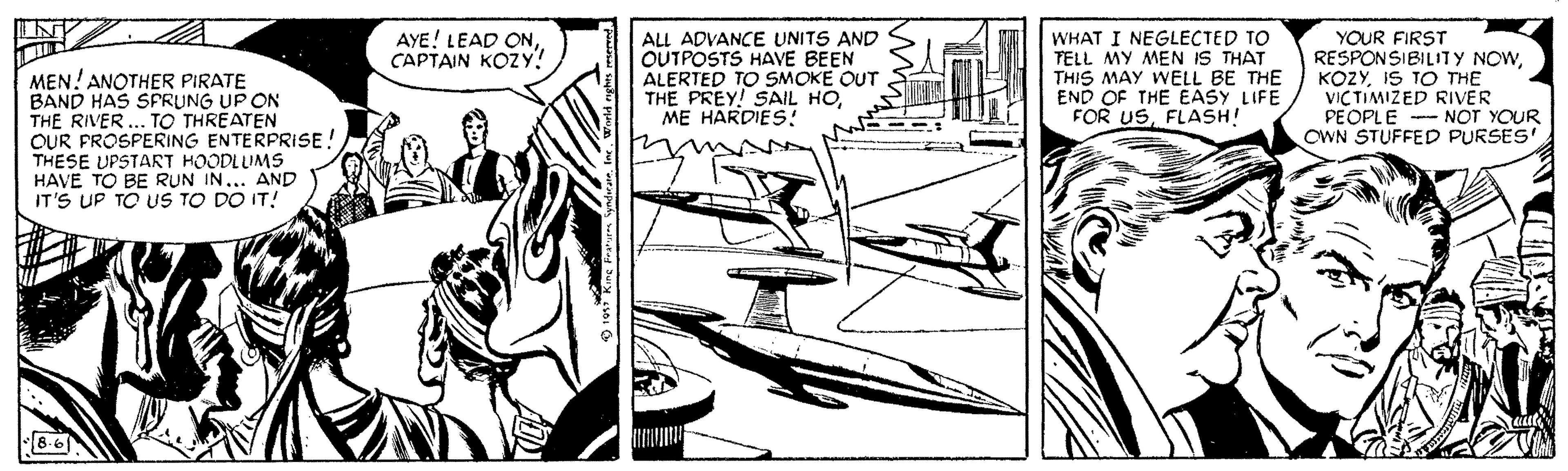 Automotive design OCR: WHAT I NEGLECTED TO TELL MY MEN IS THAT THIS MAY WELL BE THE END OF THE EASY LIFE FOR USFLASH! AYE! LEAD ONCAPTAIN ????! MEN! ANOTHER PIRATE BAND HAS SPRUNG UP ON THE RIVER ... TO THREATEN OUR PROSPERING ENTERPRISE ! THESE UPSTART HOODLUMS HAVE TO BE RUN IN... AND IT'S UP TO US TO DO IT! ALL ADVANCE UNITS AND OUTPOSTS HAVE BEEN ALERTED TO SMOKE OUT THE PREY! SAIL HOME HARDIES! YOUR FIRST RESPONSIBILITY NOWIS TO THE VICTIMIZED RIVER PEOPLE -- NOT YOUR OWN STUFFED PURSES 8-6 WHAT I NEGLECTED TO TELL MY MEN IS THAT THIS MAY WELL BE THE END OF THE EASY LIFE FOR USFLASH! AYE! LEAD ONCAPTAIN ????! MEN! ANOTHER PIRATE BAND HAS SPRUNG UP ON THE RIVER ... TO THREATEN OUR PROSPERING ENTERPRISE ! THESE UPSTART HOODLUMS HAVE TO BE RUN IN... AND IT'S UP TO US TO DO IT! ALL ADVANCE UNITS AND OUTPOSTS HAVE BEEN ALERTED TO SMOKE OUT THE PREY! SAIL HOME HARDIES! YOUR FIRST RESPONSIBILITY NOWIS TO THE VICTIMIZED RIVER PEOPLE -- NOT YOUR OWN STUFFED PURSES 8-6