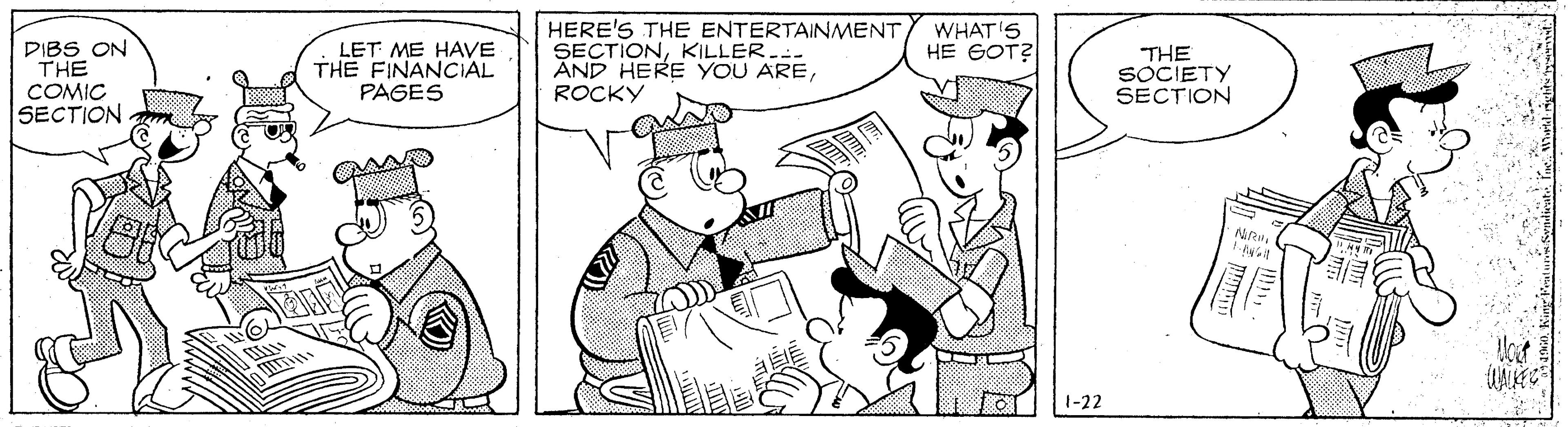 Jaw OCR: HERE'S THE ENTERTAINMENT SECTIONKILLER. AND HERE YOU AREROCKY WHAT'S HE GOT? DIBS ON THE COMIC SECTION LET ME HAVE THE FINANCIAL PAGES "THE SOCIETY SECTION OTI1-22 HERE'S THE ENTERTAINMENT SECTIONKILLER. AND HERE YOU AREROCKY WHAT'S HE GOT? DIBS ON THE COMIC SECTION LET ME HAVE THE FINANCIAL PAGES "THE SOCIETY SECTION OTI1-22
