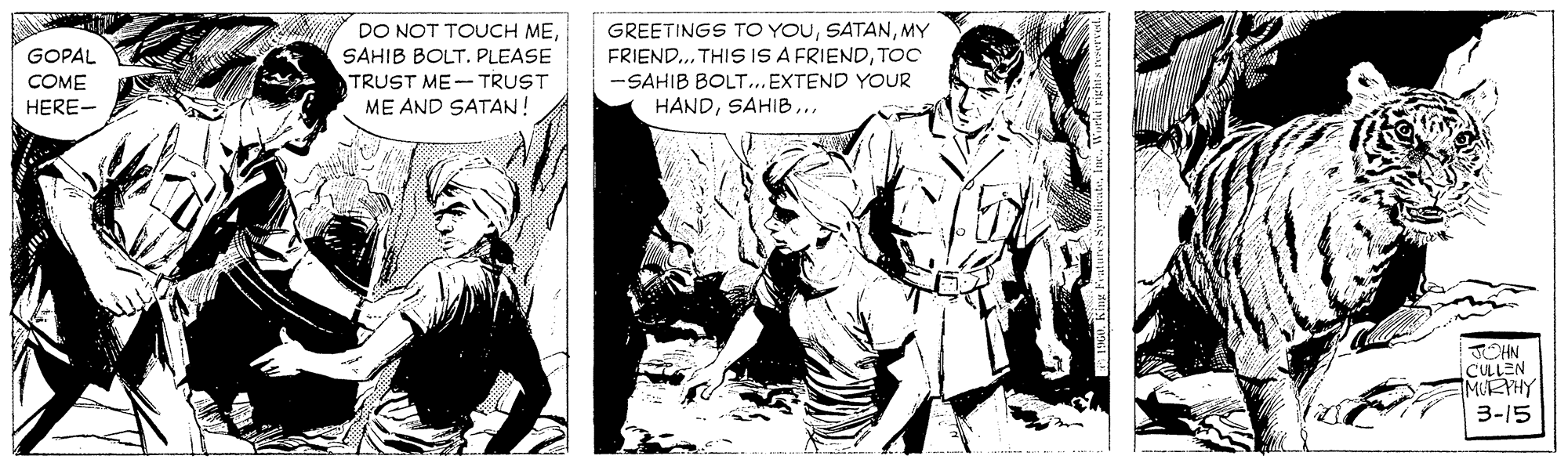 Fictional character OCR: DO NOT TOUCH MEMY FRIEND... THIS IS A FRIENDTOC GOPAL COME SAHIB BOLT. PLEASE TRUST ME- TRUST ME AND SATAN! -SAHIB BOLT...EXTEND YOUR HANDSAHIB... HERE- TOHN CLLEN MURPHY 3-15 DO NOT TOUCH MEGREETINGS TO YOUMY FRIEND... THIS IS A FRIENDTOC GOPAL COME SAHIB BOLT. PLEASE TRUST ME- TRUST ME AND SATAN! -SAHIB BOLT...EXTEND YOUR HANDSAHIB... HERE- TOHN CLLEN MURPHY 3-15