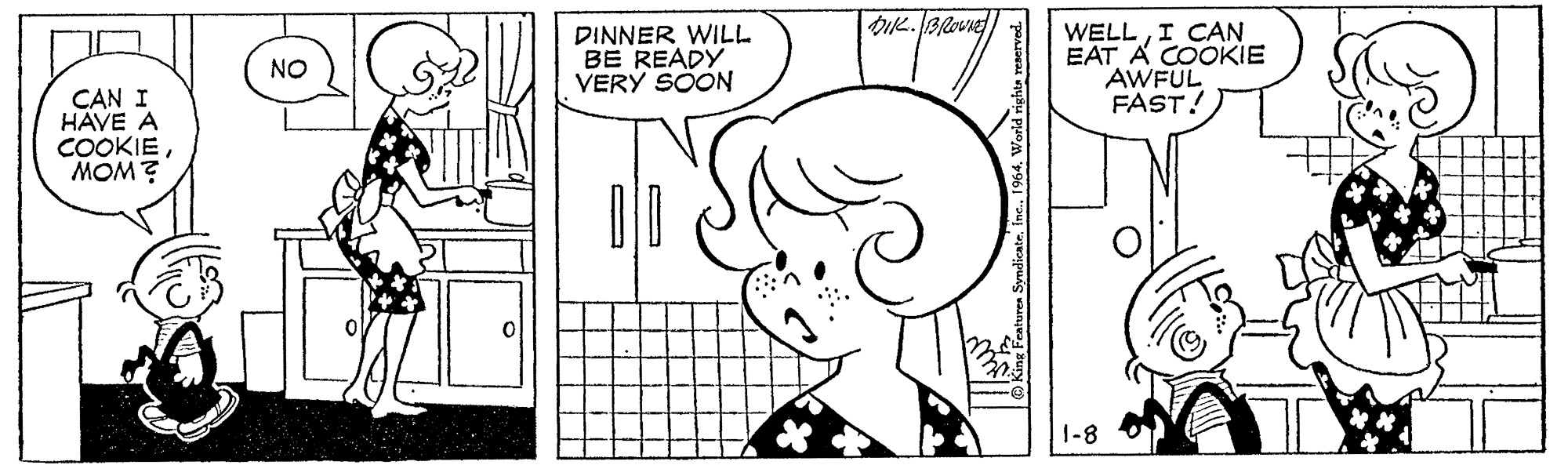 Organ OCR: DINNER WILL BE READY VERÝ SOON WELLI CAN EAT A COOKIE AWFUL FAST! NO CAN I HAVE A COOKIEMOM? 1-8 DINNER WILL BE READY VERÝ SOON WELLI CAN EAT A COOKIE AWFUL FAST! NO CAN I HAVE A COOKIEMOM? 1-8