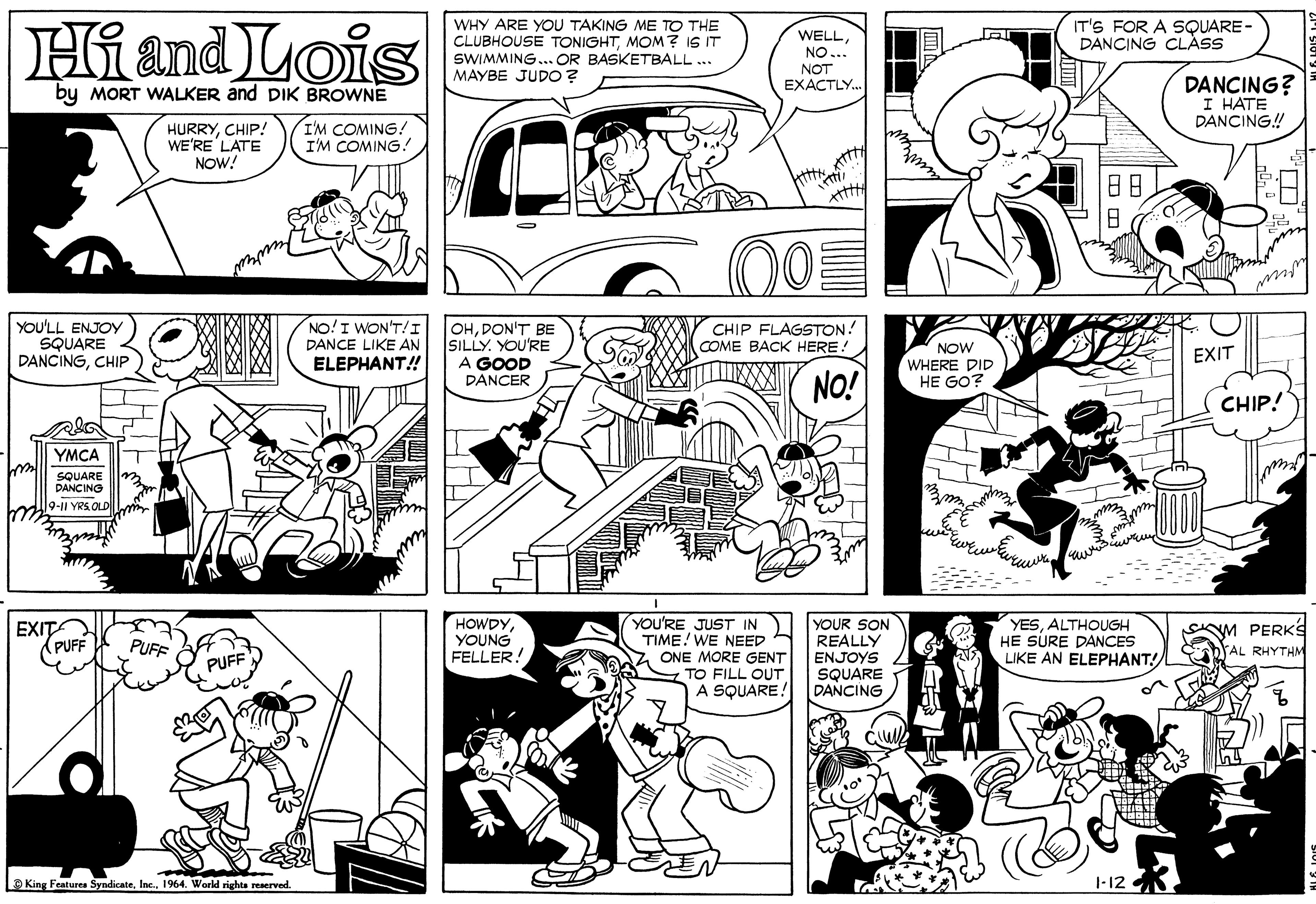 Hi and Lois - 1964-01-12