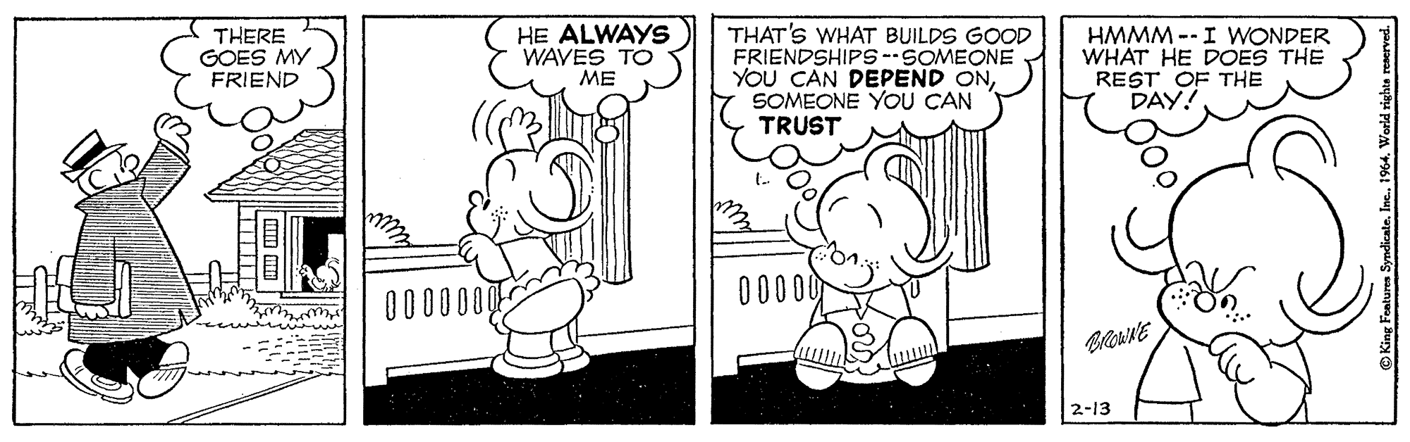 Hi and Lois - 1964-02-13