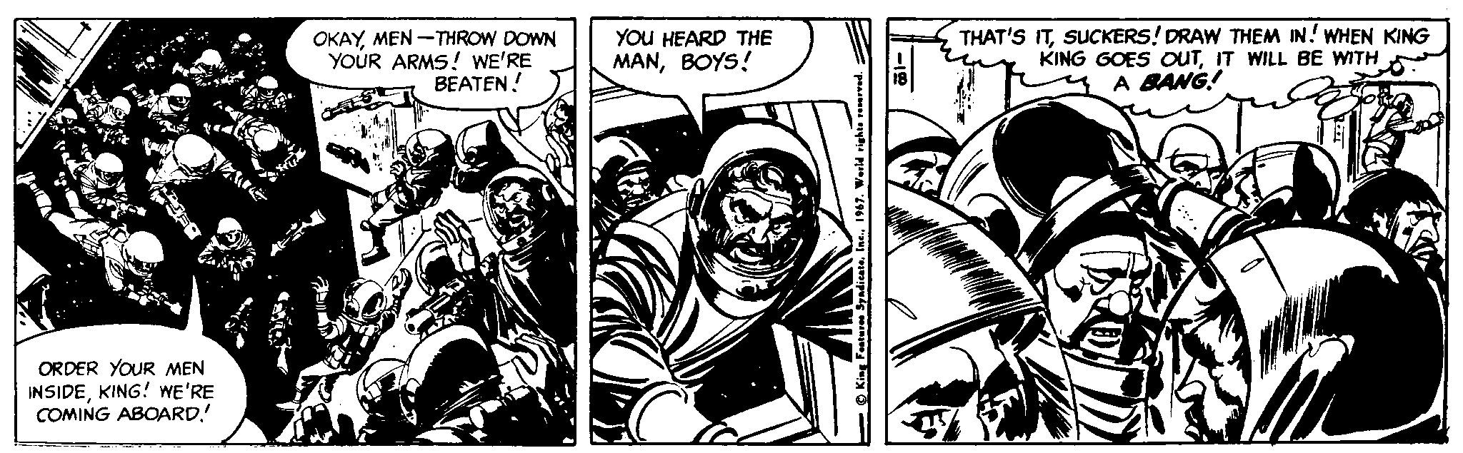 Fiction OCR: OKAYMEN -THROW DOWN YOUR ARMS! WE'RE BEATEN! YOU HEARD THE MANBOYS! THAT'S ITSUCKERS! DRAW THEM IN! WHEN KING KING GOES OUTIT WILL BE WITH A BANG! ORDER YOUR MEN INSIDEKING! WE'RE COMING ABOARD! OKAYMEN -THROW DOWN YOUR ARMS! WE'RE BEATEN! YOU HEARD THE MANBOYS! THAT'S ITSUCKERS! DRAW THEM IN! WHEN KING KING GOES OUTIT WILL BE WITH A BANG! ORDER YOUR MEN INSIDEKING! WE'RE COMING ABOARD!