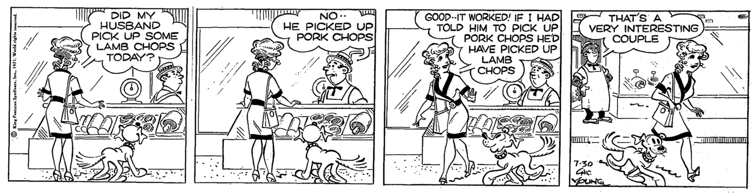 Organism OCR: DID MY HUSBAND PICK UP SOME LAMB CHOPS TODAY? GOOD--IT WORKED! IF I HAD TOLD HIM TO PICK UP PORK CHOPS HED HAVE PICKED UP LAMB ??OPS NO.- HE PICKED UP PORK CHOPS THAT'S A VERY INTERESTING COUPLE 7-30 DID MY HUSBAND PICK UP SOME LAMB CHOPS TODAY? GOOD--IT WORKED! IF I HAD TOLD HIM TO PICK UP PORK CHOPS HED HAVE PICKED UP LAMB ??OPS NO.- HE PICKED UP PORK CHOPS THAT'S A VERY INTERESTING COUPLE 7-30