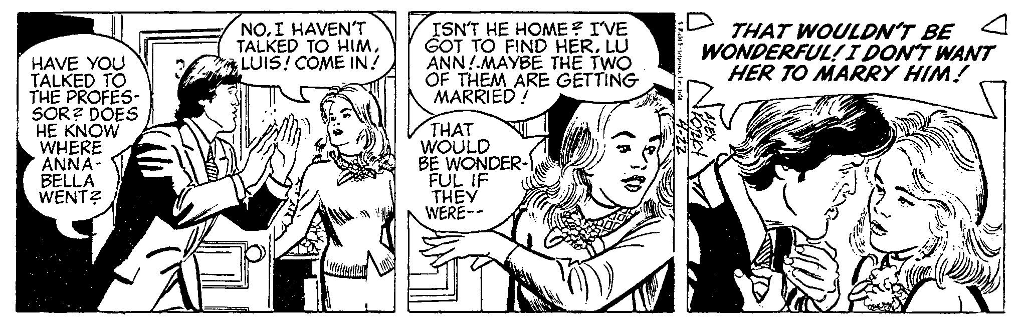 Interaction OCR: HAVE YOU TALKED TO THE PROFES- SOR? DOES HE KNOW WHERE ANNA- BELLA WENT? NO. I HAVEN'T TALKED TO HIMLUIS! COME IN! ISN'T HE HOME ? I'VE GOT TO FIND HERLU ANN!.MAYBE THE TWO OF THEM ARE GETTING MARRIED! THAT WOULD BE WONDER- FUL IF THEY WERE-- * * ????? : ?? - ? THAT WOULDN'T BE WONDERFUL!I DON'T WANT HER TO MARRY HIM! HAVE YOU TALKED TO THE PROFES SOR ? DOES HE KNOW WHERE ANNA BELLA WENT ? NO . I HAVEN'T TALKED TO HIMLUIS ! COME IN ! ISN'T HE HOME ? I'VE GOT TO FIND HERLU ANN ! .MAYBE THE TWO OF THEM ARE GETTING MARRIED ! THAT WOULD BE WONDER FUL IF THEY WERE- * * ????? : ?? - ? THAT WOULDN'T BE WONDERFUL ! I DON'T WANT HER TO MARRY HIM !