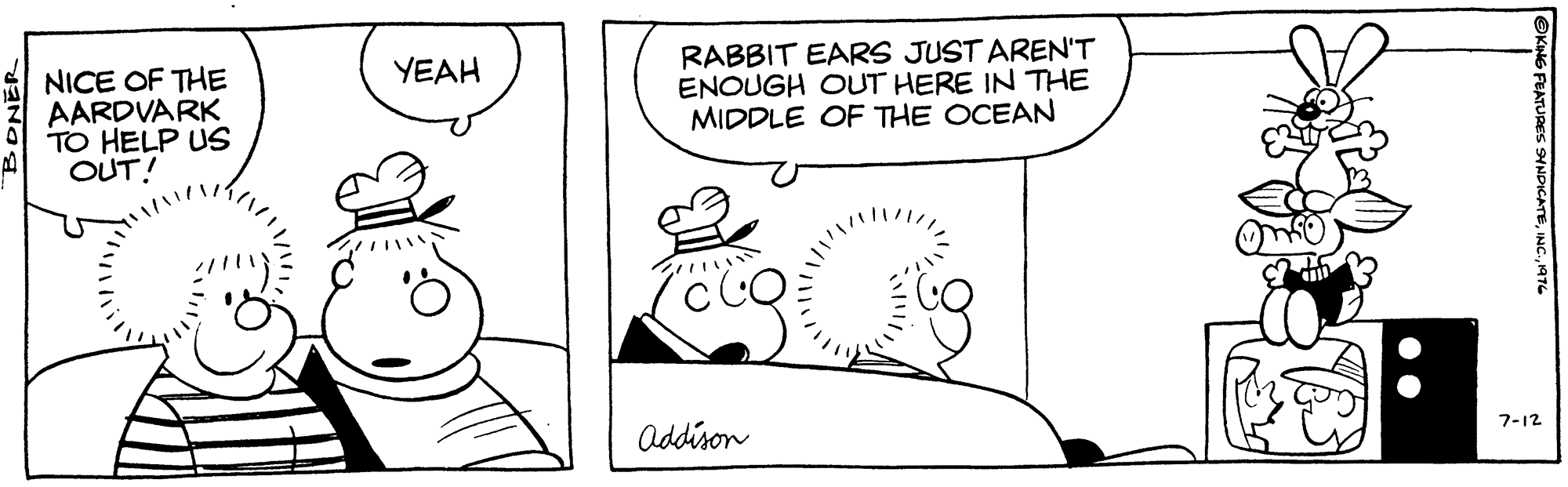 Gesture OCR: RABBIT EARS JUST AREN'T ENOUGH OUT HERE IN THE MIDDLE OF THE OCEAN YEAH NICE OF THE AARDVARK TO HELP US OUT! Addison 7-12 RABBIT EARS JUST AREN'T ENOUGH OUT HERE IN THE MIDDLE OF THE OCEAN YEAH NICE OF THE AARDVARK TO HELP US OUT! Addison 7-12