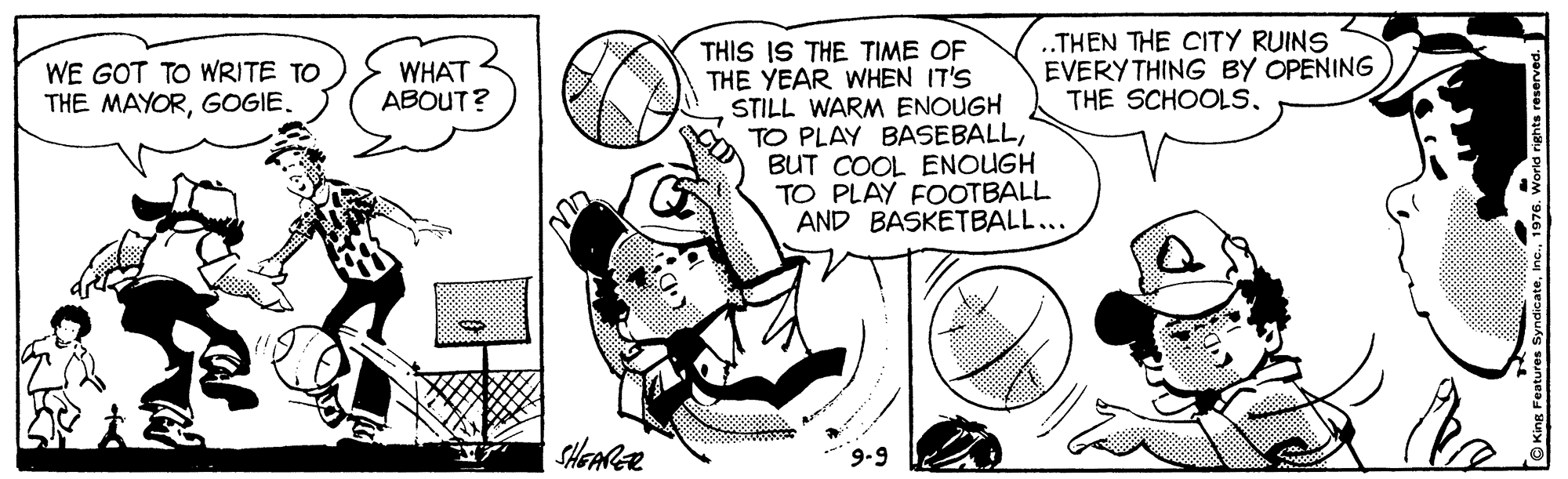 Gesture OCR: ..THEN THE CITY RUINS EVERY THING BY OPENING THE SCHOOLSTHIS IS THE TIME OF THE YEAR WHEN IT'S STILL WARM ENOUGH TO PLAY BASEBALLBUT COOL ENOUGH TO PLAY FOOTBALL AND BASKETBALL... WE GOT TO WRITE TO THE MAYORGOGIE. WHAT ABOUT? 9-9 ..THEN THE CITY RUINS EVERY THING BY OPENING THE SCHOOLSTHIS IS THE TIME OF THE YEAR WHEN IT'S STILL WARM ENOUGH TO PLAY BASEBALLBUT COOL ENOUGH TO PLAY FOOTBALL AND BASKETBALL... WE GOT TO WRITE TO THE MAYORGOGIE. WHAT ABOUT? 9-9