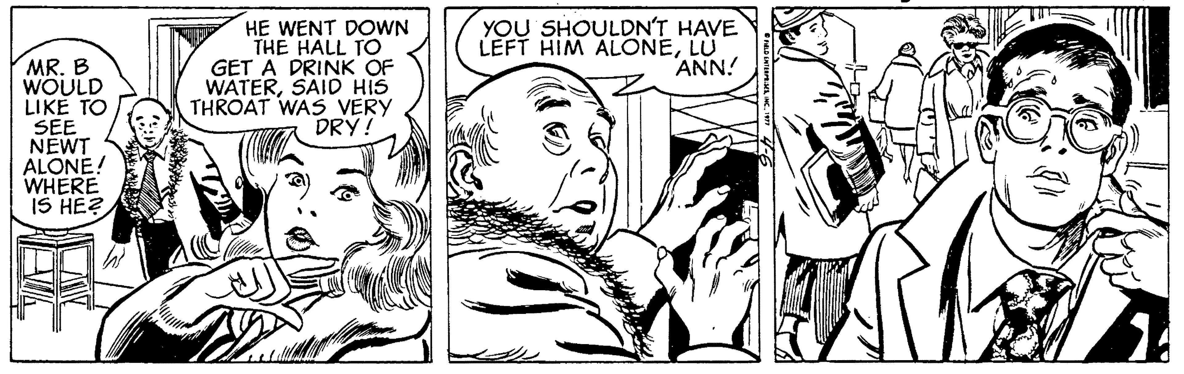 Finger OCR: YOU SHOULDN'T HAVE LEFT HIM ALONELU ANN! HE WENT DOWN THE HALL TO GET A DRINK OF WATERSAID HIS THROAT WAS VERY DRY! MR. B WOULD LIKE TO SEE NEWT ALONE! WHERE IS HE? YOU SHOULDN'T HAVE LEFT HIM ALONELU ANN! HE WENT DOWN THE HALL TO GET A DRINK OF WATERSAID HIS THROAT WAS VERY DRY! MR. B WOULD LIKE TO SEE NEWT ALONE! WHERE IS HE?