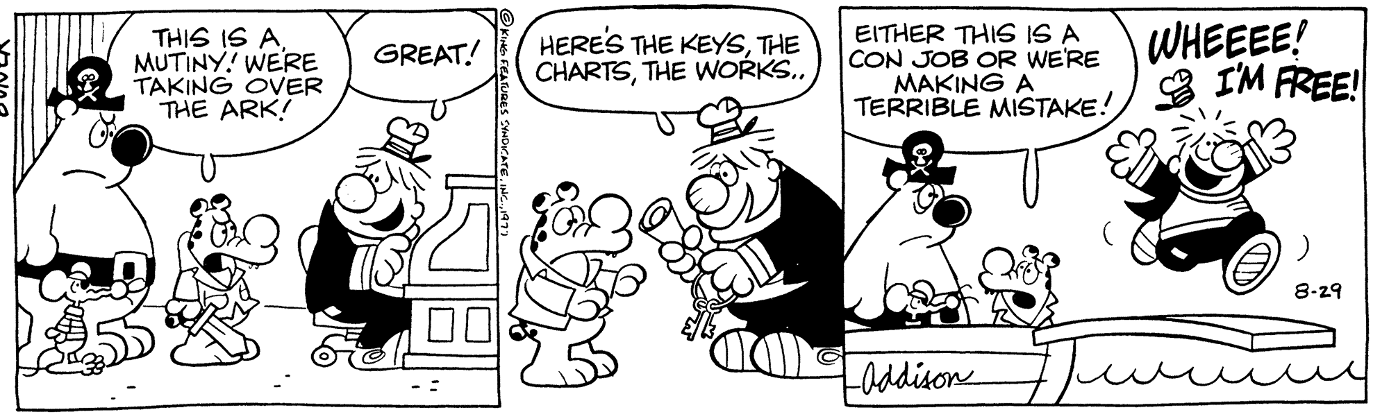 Font OCR: THIS IS A. MUTINY! WERE TAKING OVER THE ARK! GREAT! HERE'S THE KEYSTHE CHARTSTHE WORKS.. EITHER THIS IS A ICON JOB OR WE'RE MAKING A TERRIBLE MISTAKE! Laddison WHEEEE! I'M FREE! 8-29 THIS IS A. MUTINY ! WERE TAKING OVER THE ARK ! GREAT ! HERE'S THE KEYSTHE CHARTSTHE WORKS .. EITHER THIS IS A ICON JOB OR WE'RE MAKING A TERRIBLE MISTAKE ! Laddison WHEEEE ! I'M FREE ! 8-29