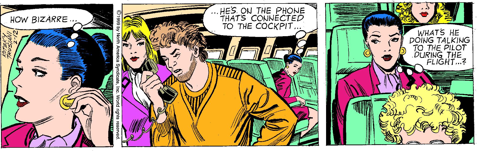 Font OCR: HES. ON THE PHONE THAT'S CONNECTED TO THE COCKPIT.. HOW BIZARRE WHATS HE DOING TALKING TO THE PILOT DURING THE FLIGHT...? HES. ON THE PHONE THAT'S CONNECTED TO THE COCKPIT.. HOW BIZARRE WHATS HE DOING TALKING TO THE PILOT DURING THE FLIGHT...?