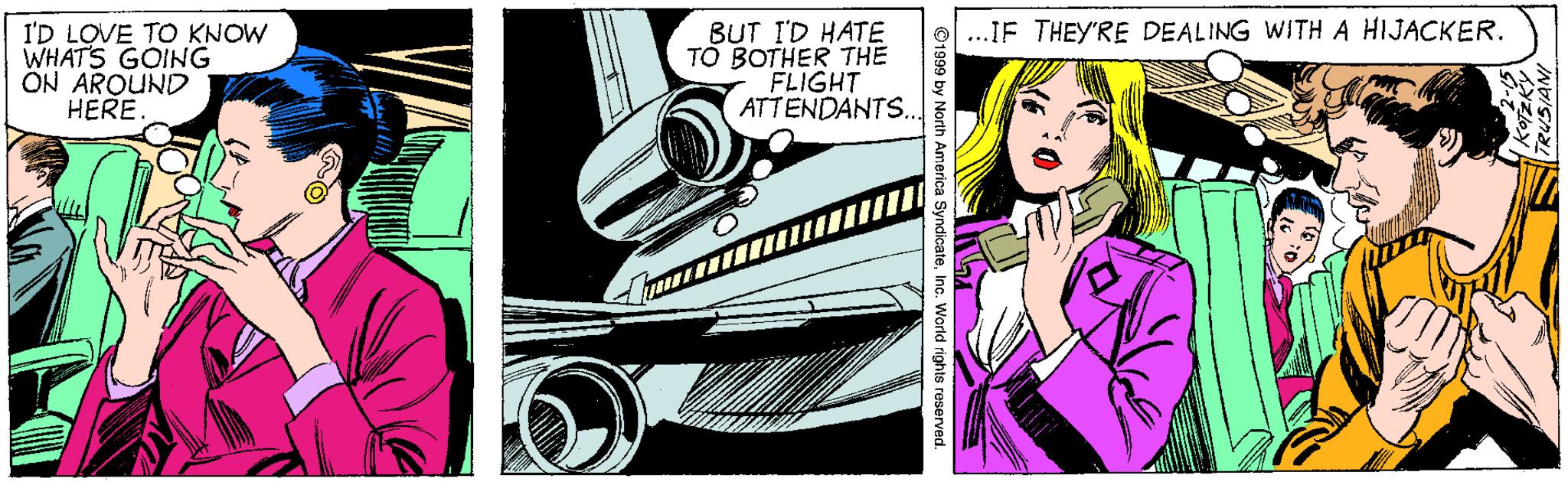 Automotive exterior OCR: ...IF THEY'RE DEALING WITH A HIJACKER. I'D LOVE TO KNOW WHATS GOING ÖN AROUND HERE BUT I'D HATE TO BOTHER THE FLIGHT ATTENDANTS. ...IF THEY'RE DEALING WITH A HIJACKER. I'D LOVE TO KNOW WHATS GOING ÖN AROUND HERE BUT I'D HATE TO BOTHER THE FLIGHT ATTENDANTS.