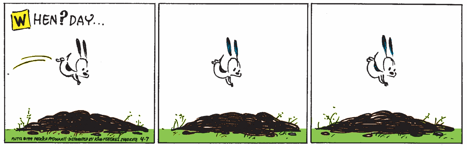 Terrestrial animal OCR: WHEN?DAY... WHEN?DAY...