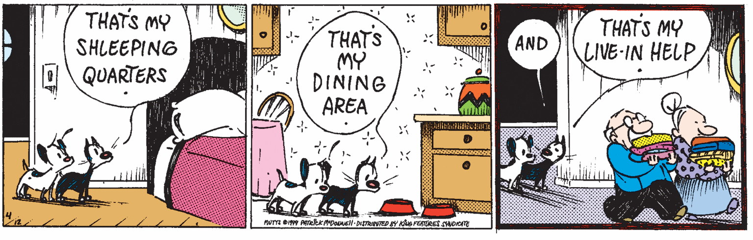 Line OCR: THATS MY THAT'S MY LIVE-IN HELP THATS MY DINING AREA SHLEEPING AND QUARTERS 2255000 THATS MY THAT'S MY LIVE-IN HELP THATS MY DINING AREA SHLEEPING AND QUARTERS 2255000