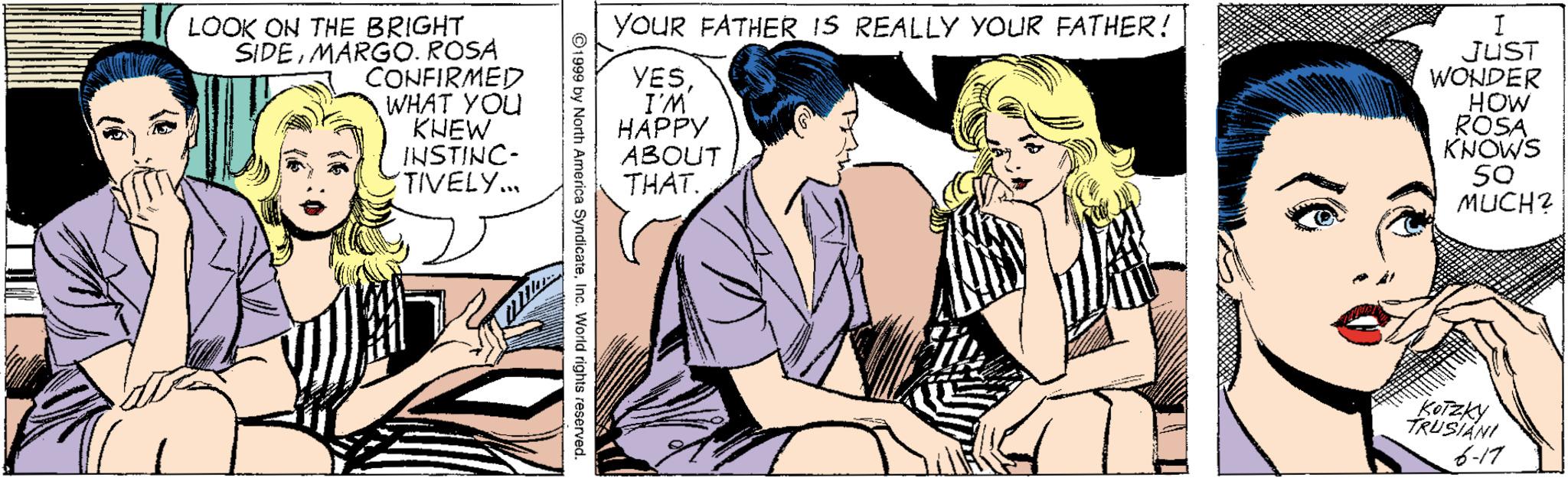 Gesture OCR: YOUR FATHER IS REALLY YOUR FATHER! LOOK ON THE BRIGHT SIDEMARGO. ROSA CONFIRMED WHAT YOU KHEW INSTINC- TIVELY... YESI'M ????? ABOUT THAT. I JUST WONDER HOW ROSA KNOWS 50 MUCH? KOTZKY TRUSIANI 6-17 YOUR FATHER IS REALLY YOUR FATHER! LOOK ON THE BRIGHT SIDEMARGO. ROSA CONFIRMED WHAT YOU KHEW INSTINC- TIVELY... YESI'M ????? ABOUT THAT. I JUST WONDER HOW ROSA KNOWS 50 MUCH? KOTZKY TRUSIANI 6-17