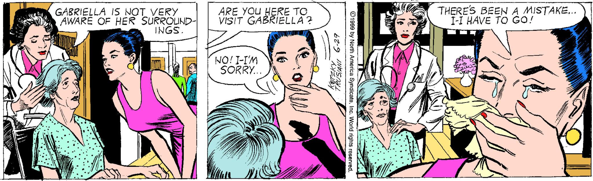 Mammal OCR: GABRIELLA IS NOT VERY AWARE OF HER SURROUND- INGS. ARE YOU HERE TO VISIT GABRIELLA ? THERE'S BEEN A MISTAKE... I-I HAVE TO GO! NO!I-I'M SORRY.. GABRIELLA IS NOT VERY AWARE OF HER SURROUND- INGS. ARE YOU HERE TO VISIT GABRIELLA ? THERE'S BEEN A MISTAKE... I-I HAVE TO GO! NO!I-I'M SORRY..