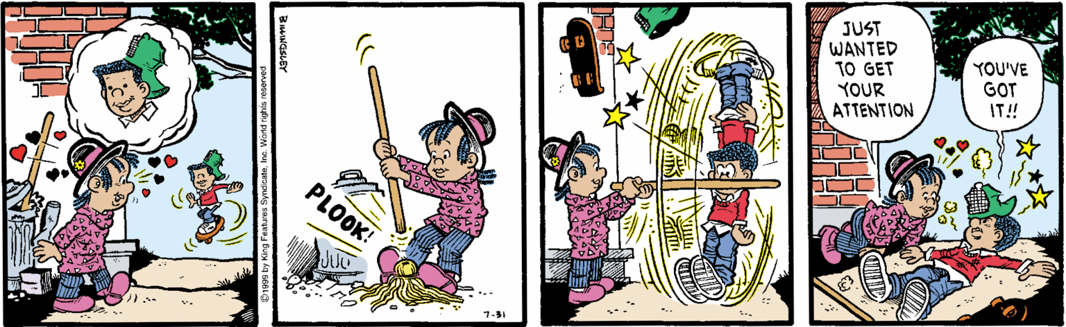 Recreation OCR: JUST WANTED TO GET YOUR ATTENTION YOU'VE GOT IT! PLOOK! Uu? 7-31 JUST WANTED TO GET YOUR ATTENTION YOU'VE GOT IT! PLOOK! Uu ? 7-31